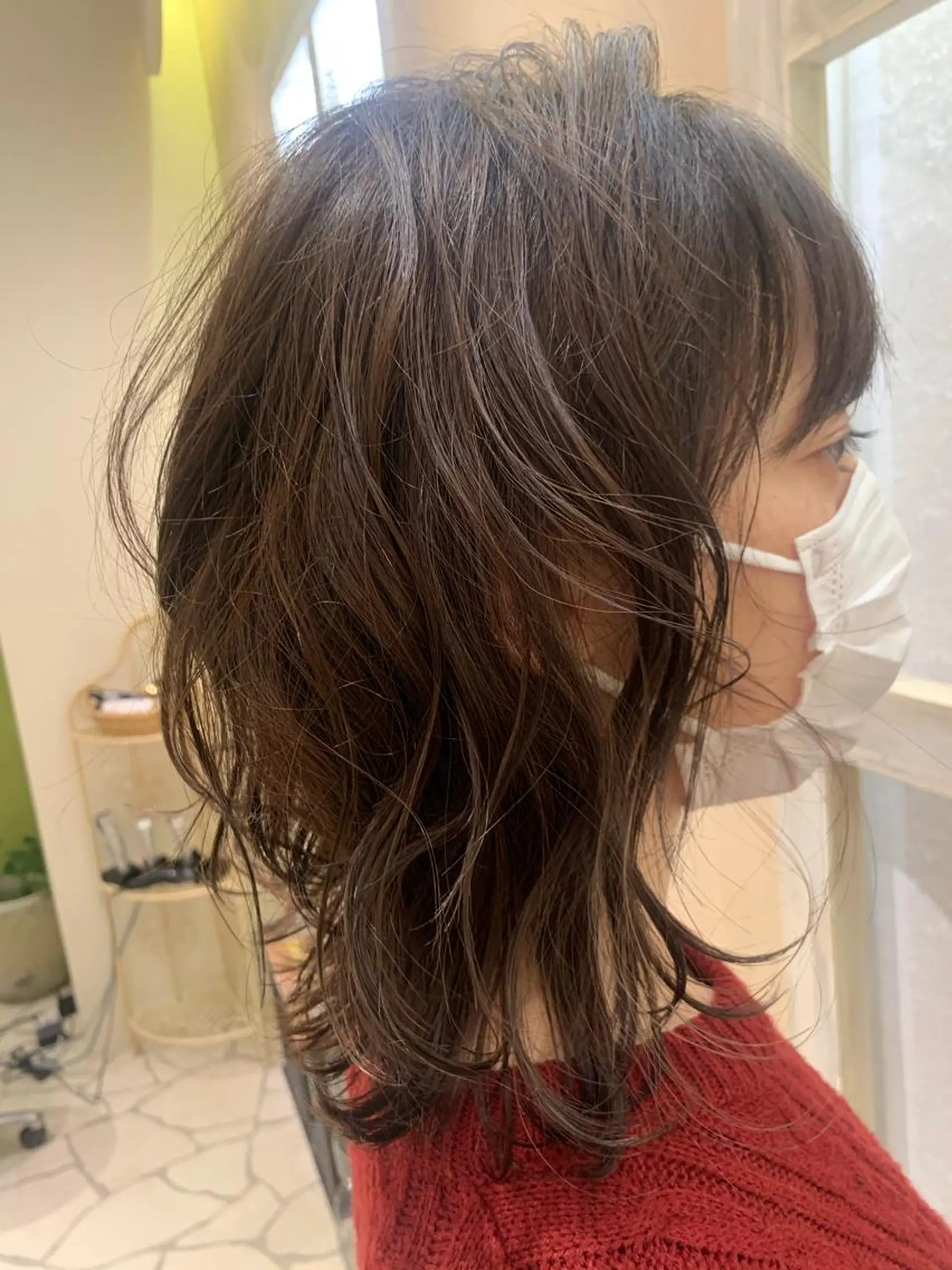 ミディアム 切りっぱなしボブ ボブ 韓国風レイヤーカット 🇰🇷❕モカのヘアスタイル