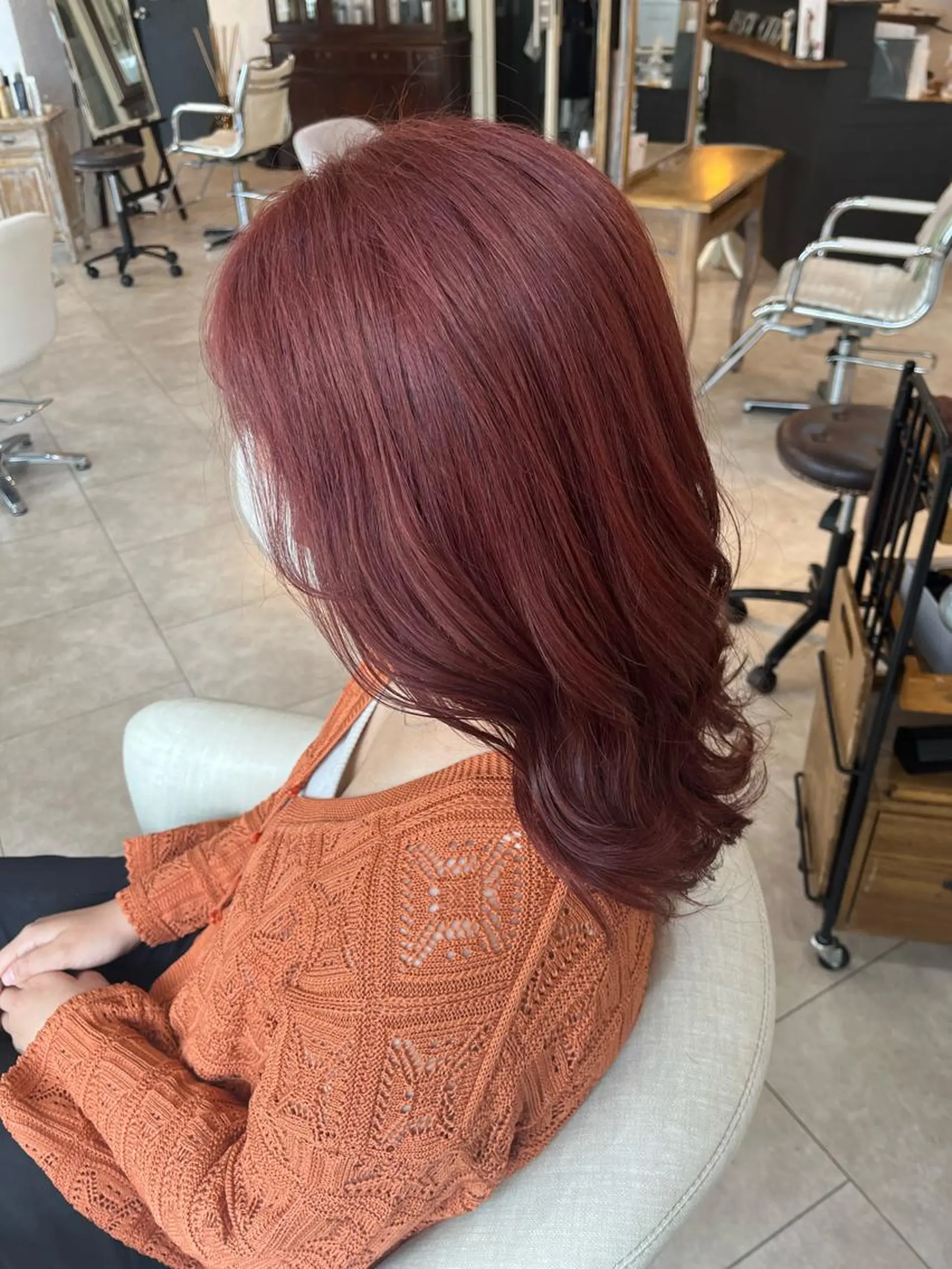 セミロング カラー 💛ハイトーン💛 りむのヘアスタイル