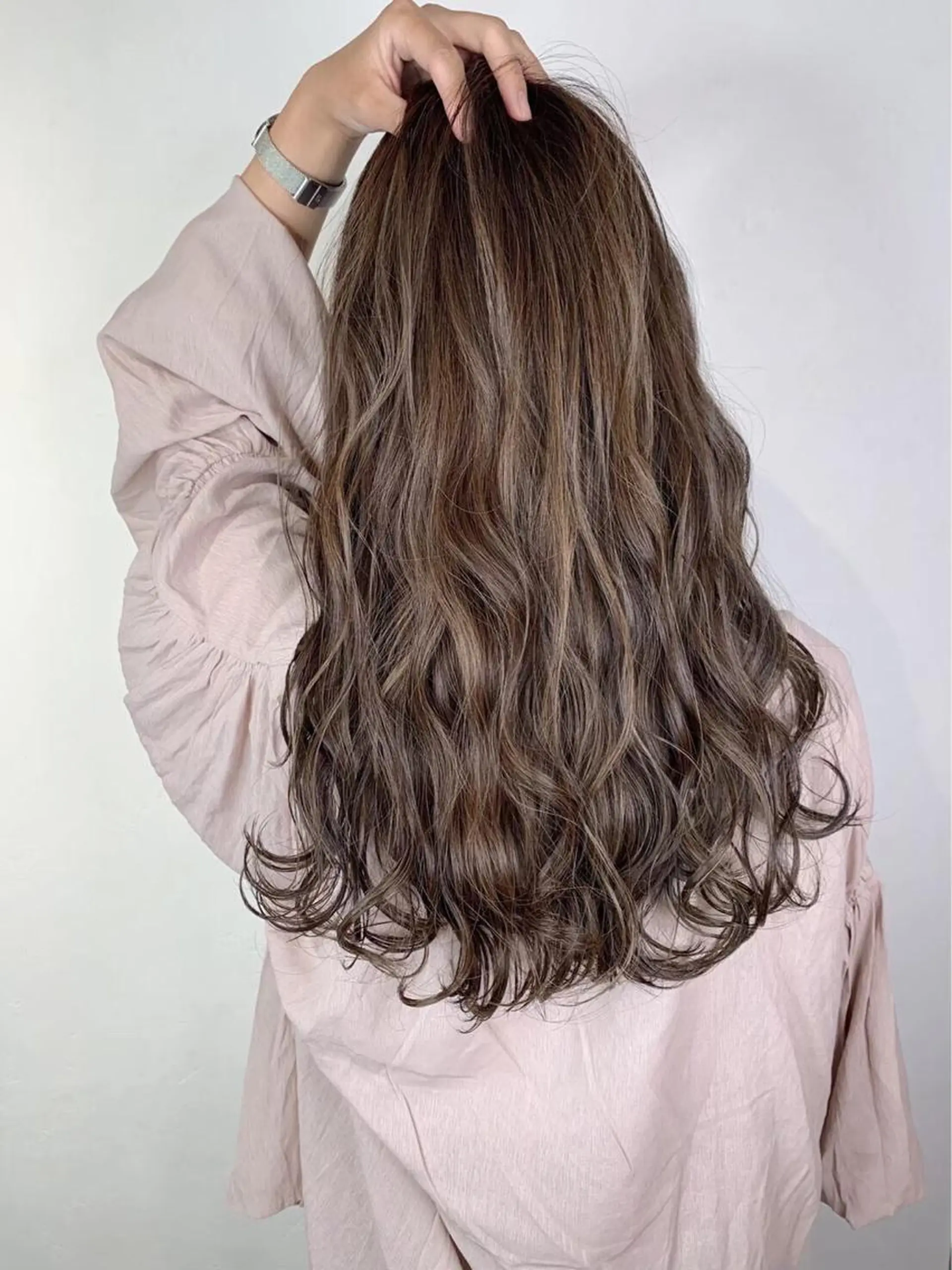 ロング カラー レイヤーカット❤︎ 韓国ヘア❤︎YUKAのヘアスタイル