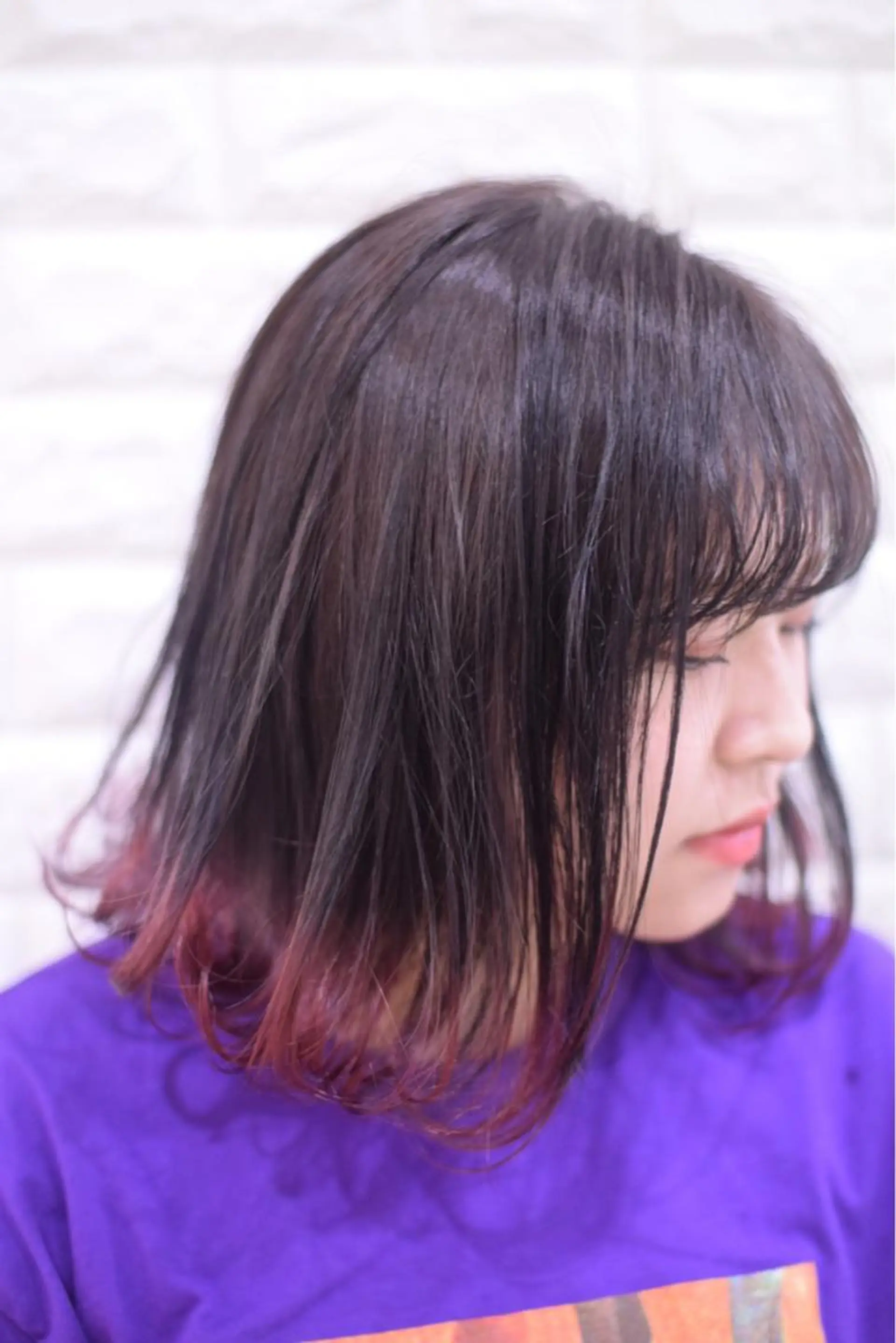 ショート カラー レッドカラー ハイトーンカラー RYUのヘアスタイル
