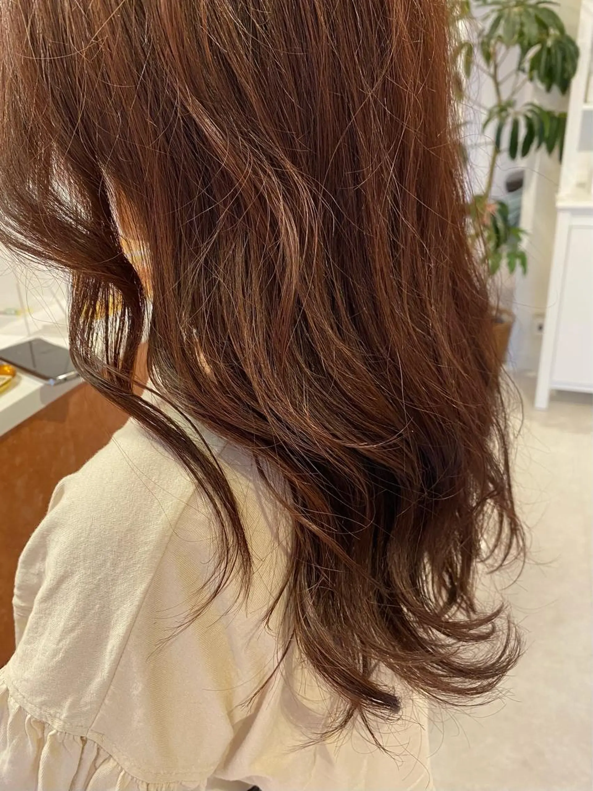 ロング カラー ヘアカラー 梛木 唯のヘアスタイル