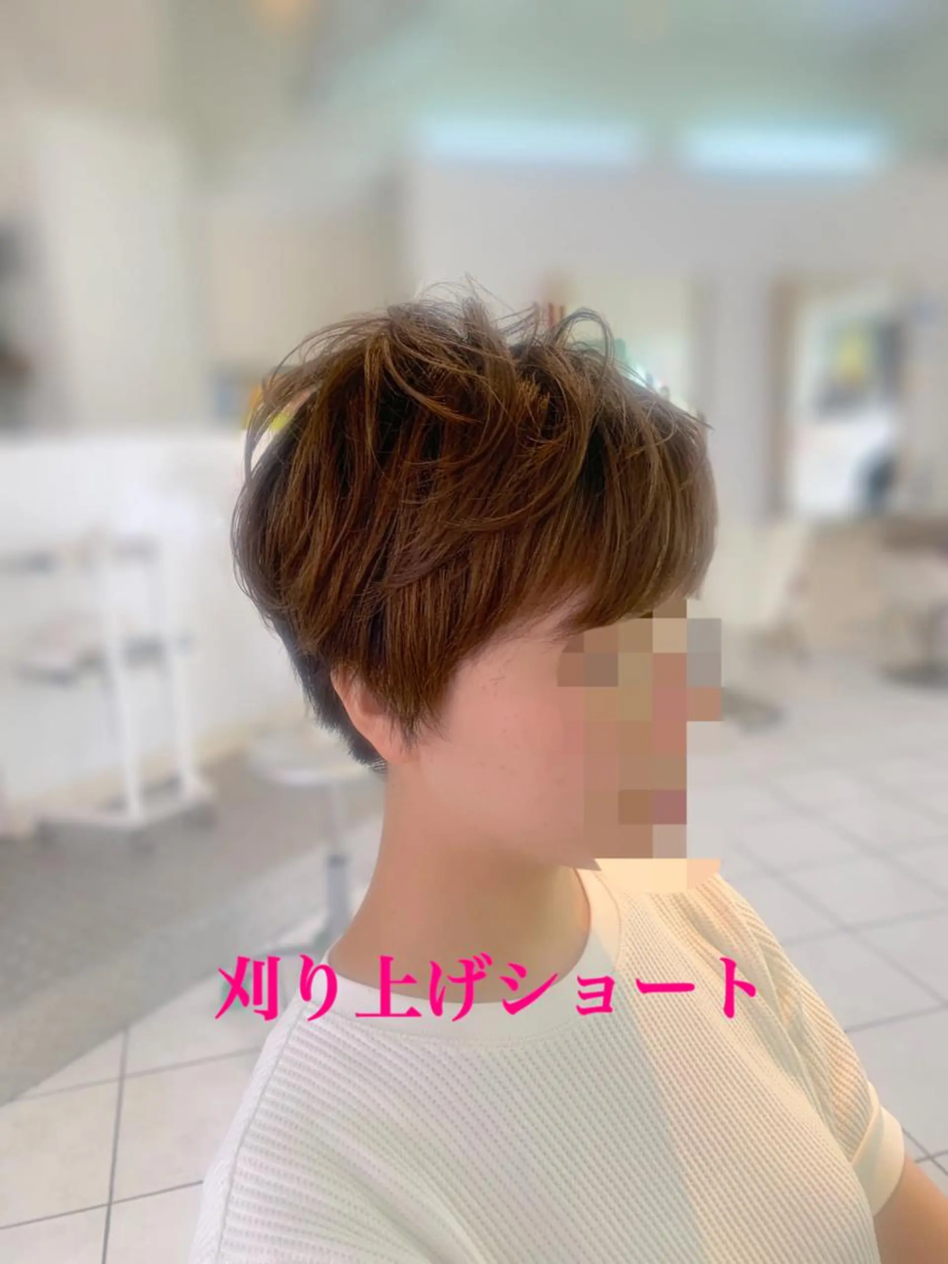 ショート カラー パーマ ～増田 勇輝～のヘアスタイル