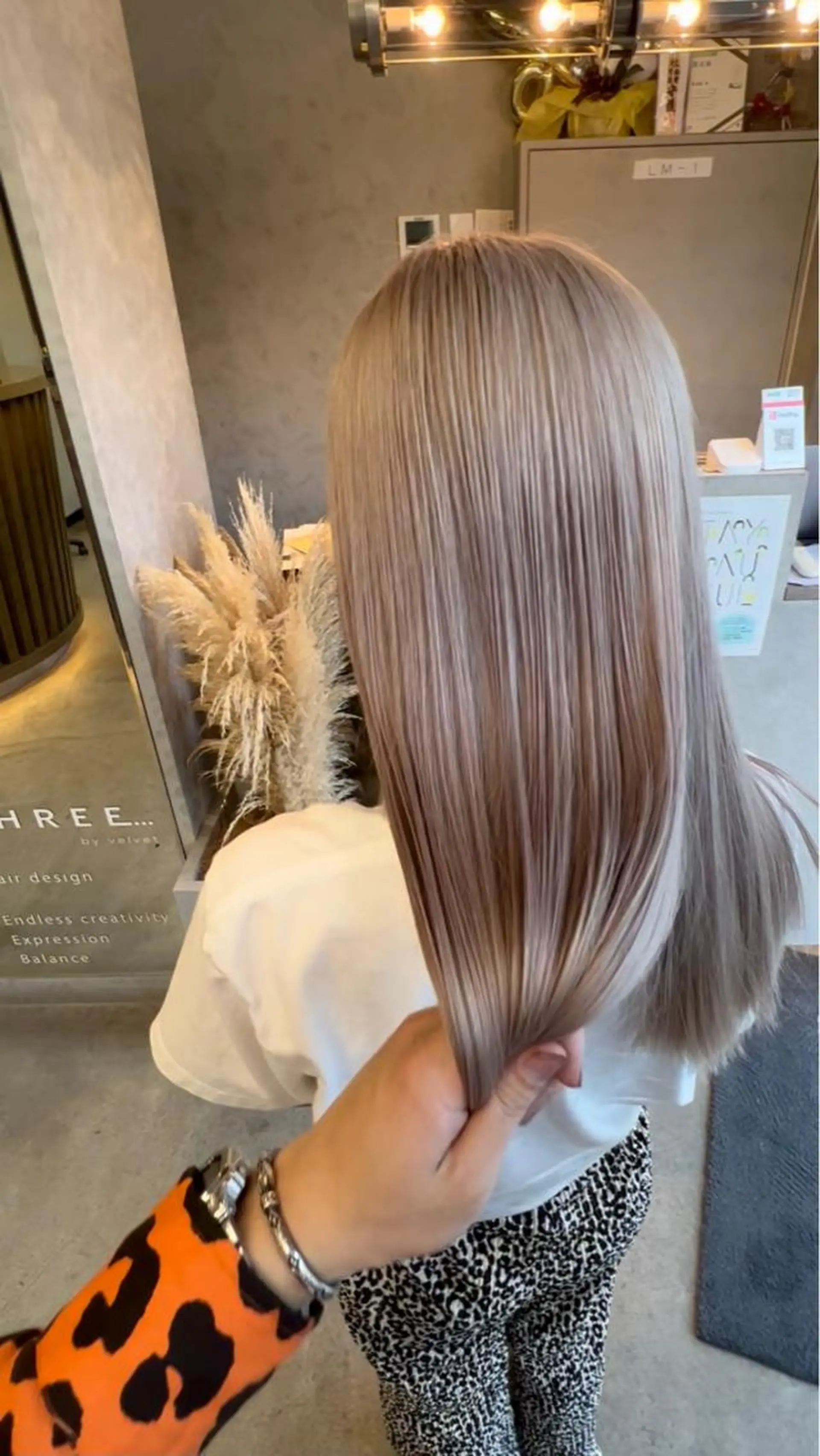 ロング トリートメント THREE...HAKATA　BLEACH所属・Riri /ヘアセットのヘアスタイル