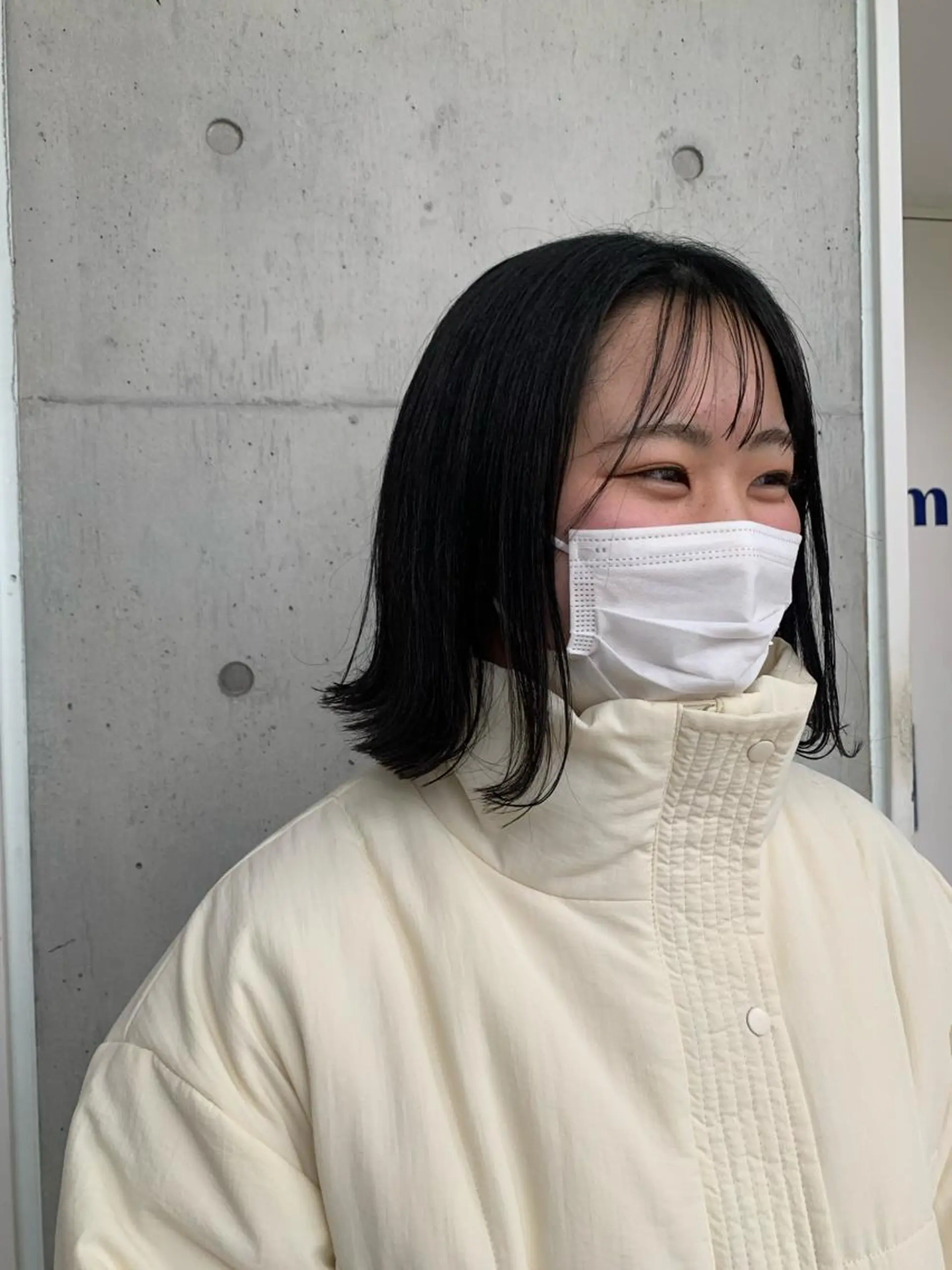 ショート 切りっぱなしボブ ボブ タンバルモリ 韓国風ヘア カット トリートメント カネコ ユカリのヘアスタイル