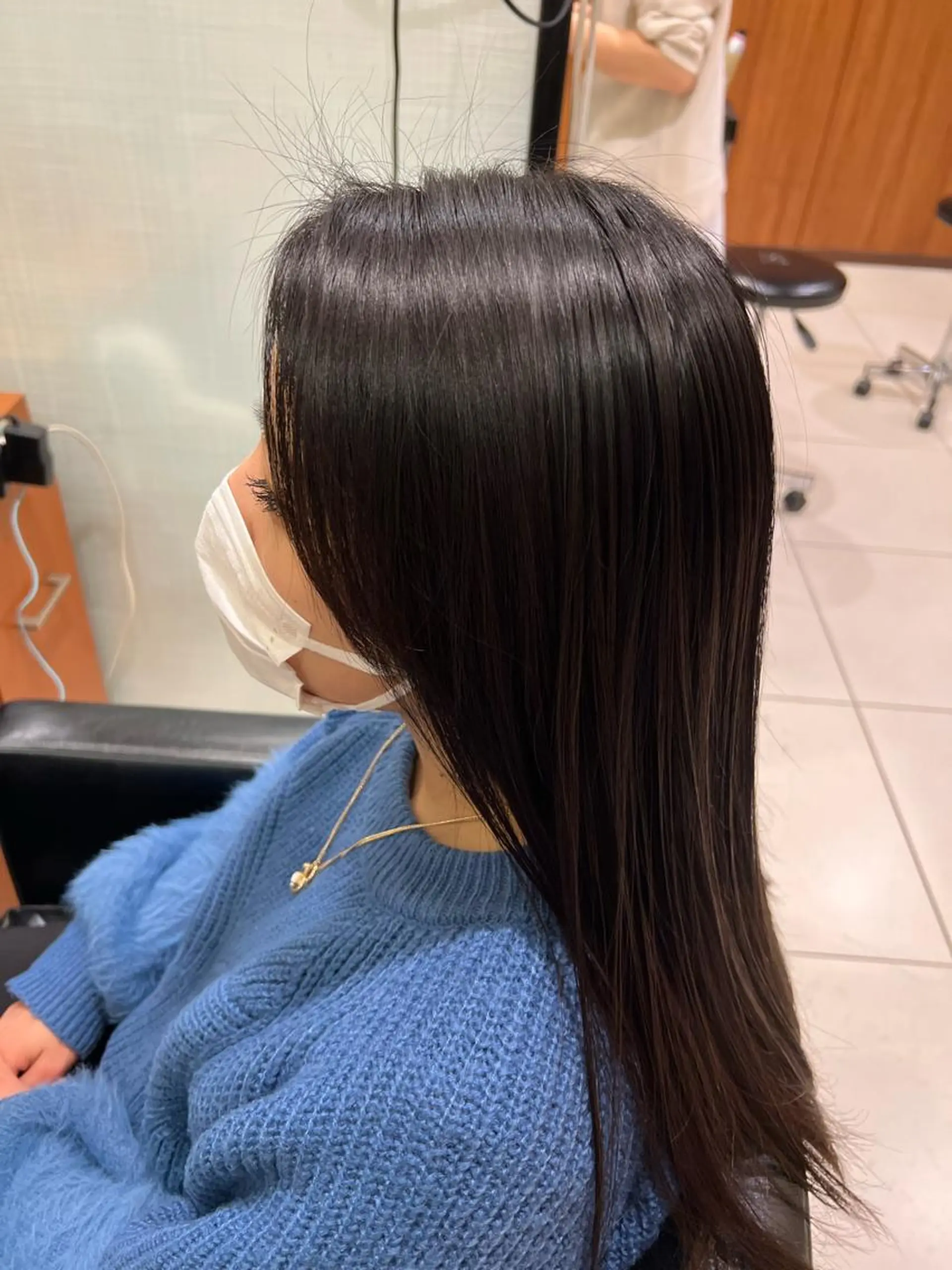 ロング 縮毛矯正 佐藤 嶺のヘアスタイル