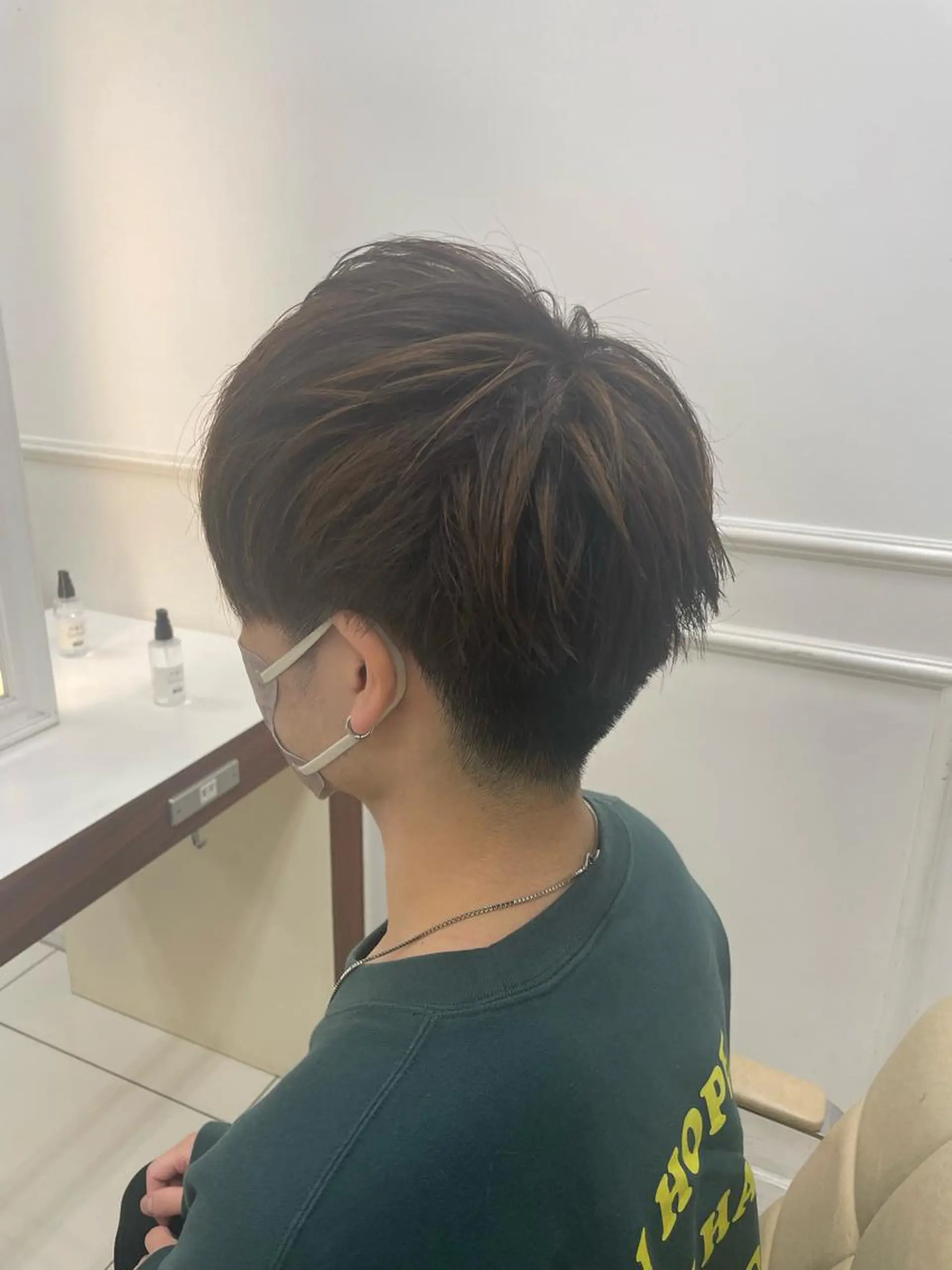 メンズ メンズハイライト 暖色🎀ゆるふわ☁️ MOERI 🍒のヘアスタイル