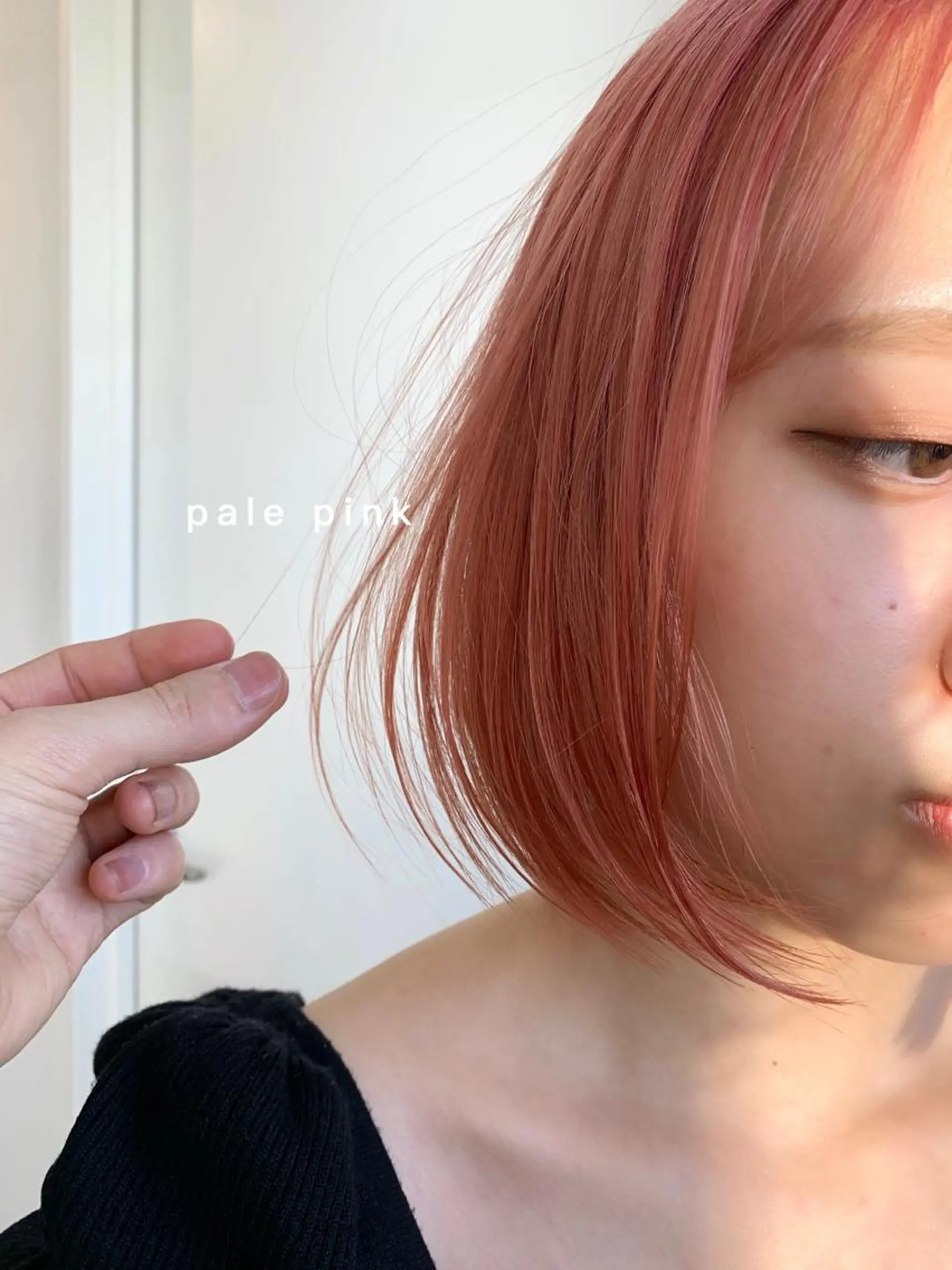 カラー ブリーチ ピンクカラー カット ヘアカラー トリートメント loka所属・山本 晶大のヘアスタイル