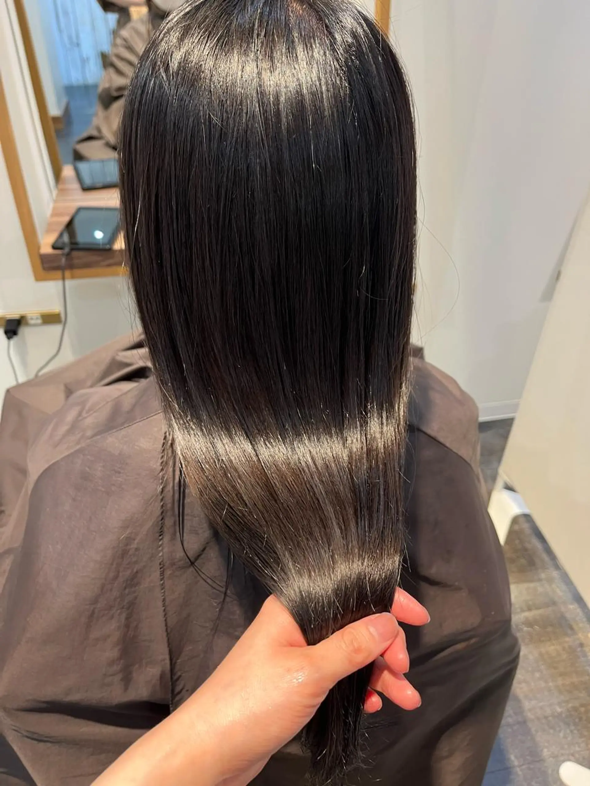 ロング カラー アディクシーカラー グレージュ ラベンダーカラー ラベンダーグレージュ ラベンダーグレー 髪質改善カラー☆ ヘアアレンジmiyuのヘアスタイル