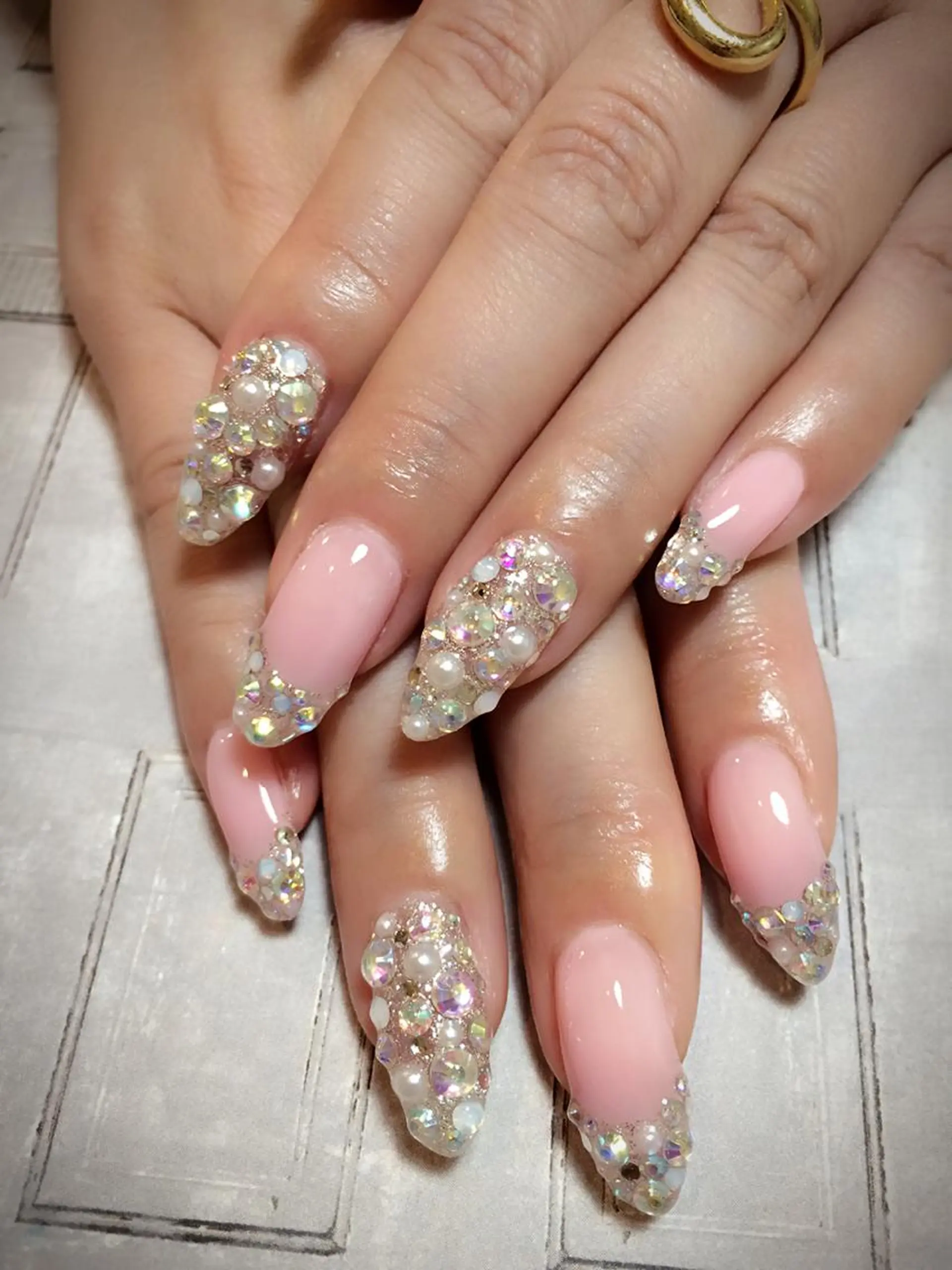 ネイル ストーンネイル jdn kayokoのネイルデザイン