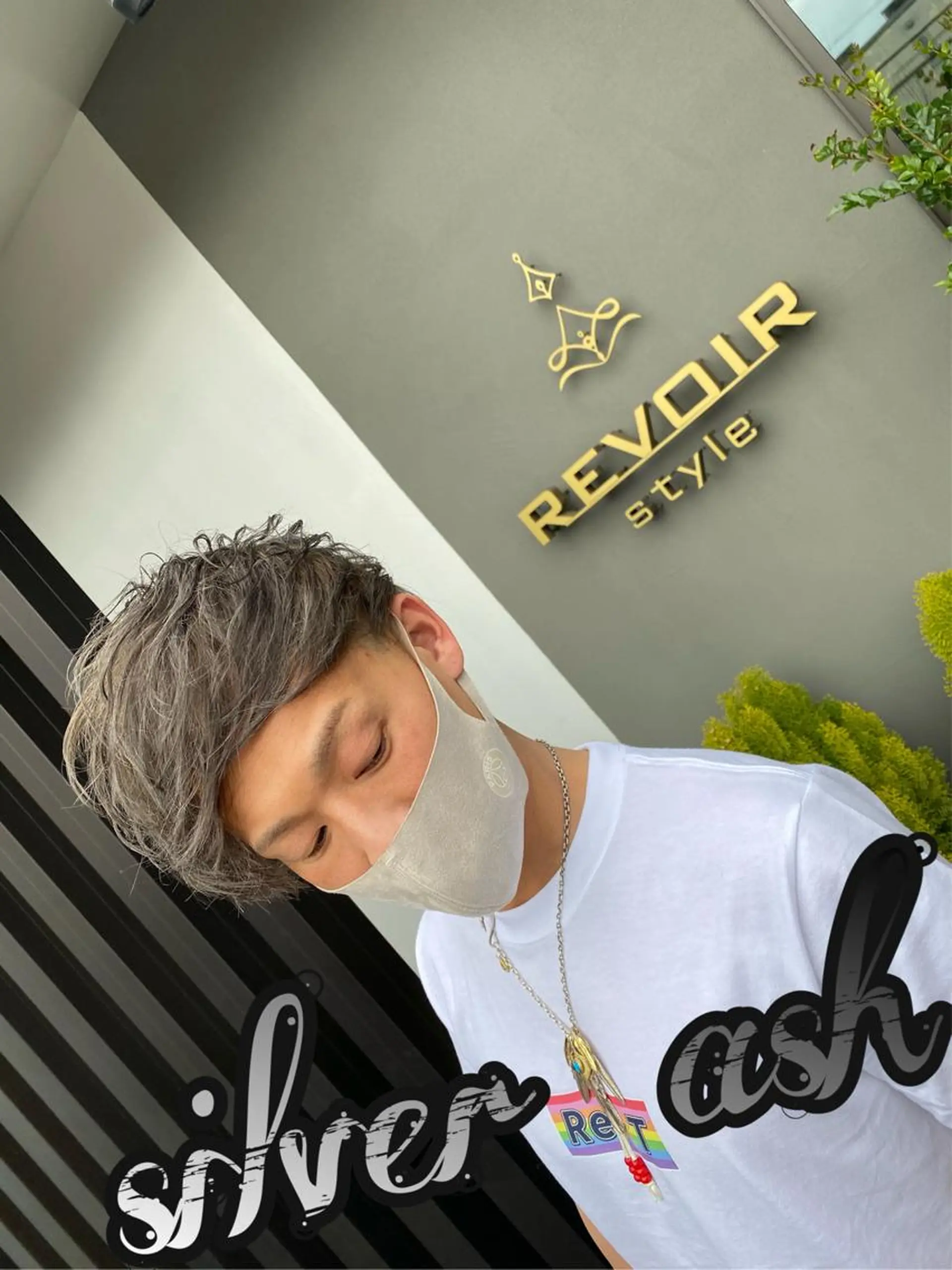 ショート カラー メンズ RIRŪA所属・プルシールエクステ ちゃきのヘアスタイル