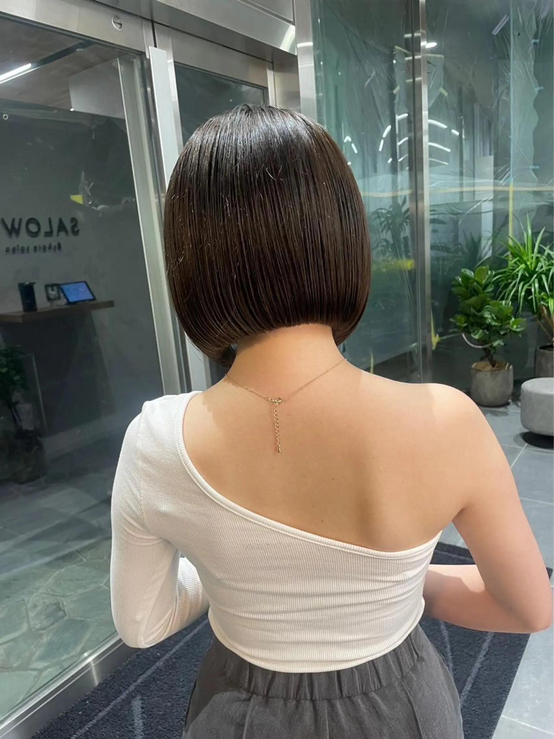 ショート ボブ 伊藤 りいなのヘアスタイル