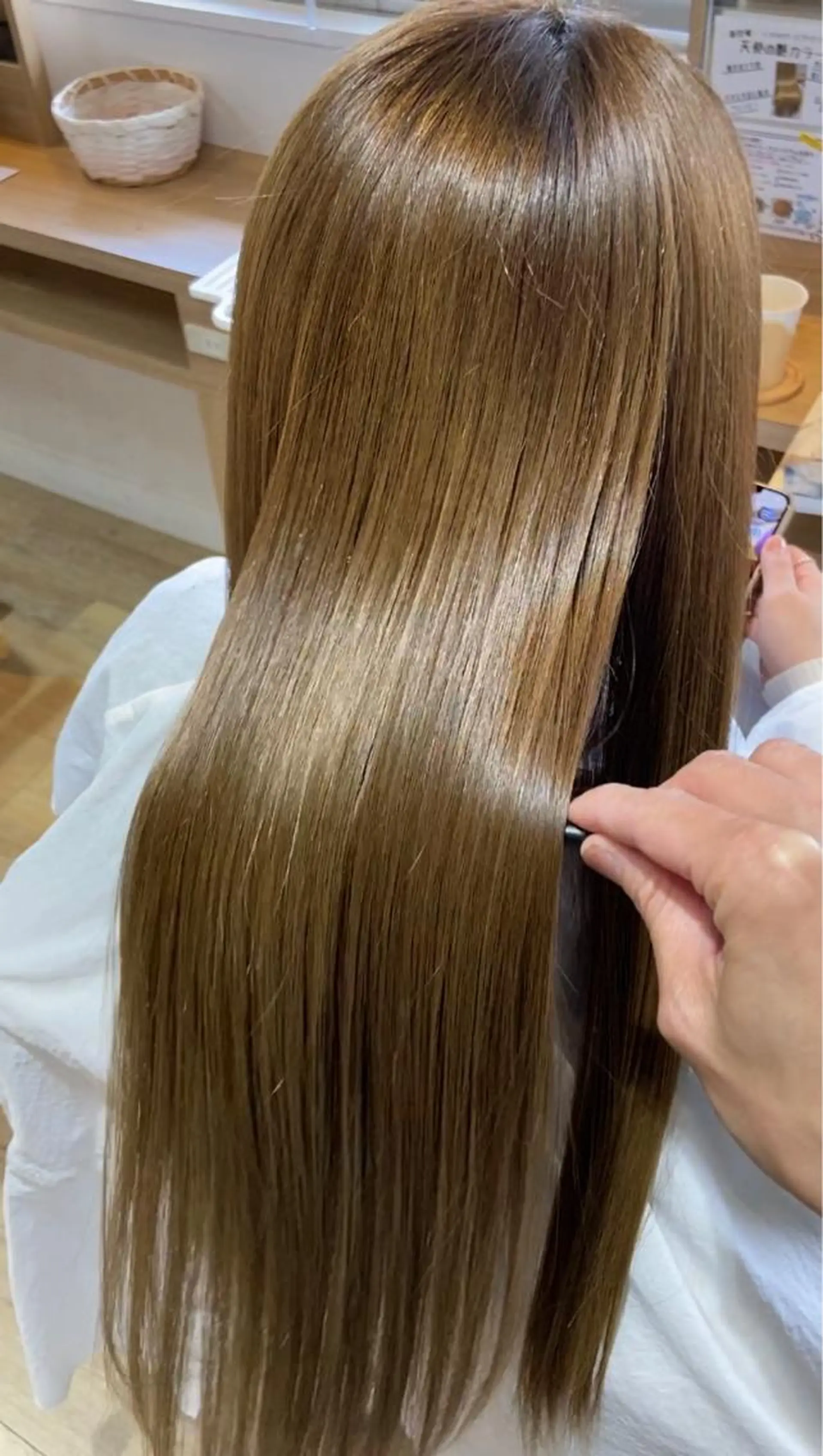 ロング カット ヘアカラー トリートメント 岐阜茜部/髪質改善 平田ヒデカズのヘアスタイル