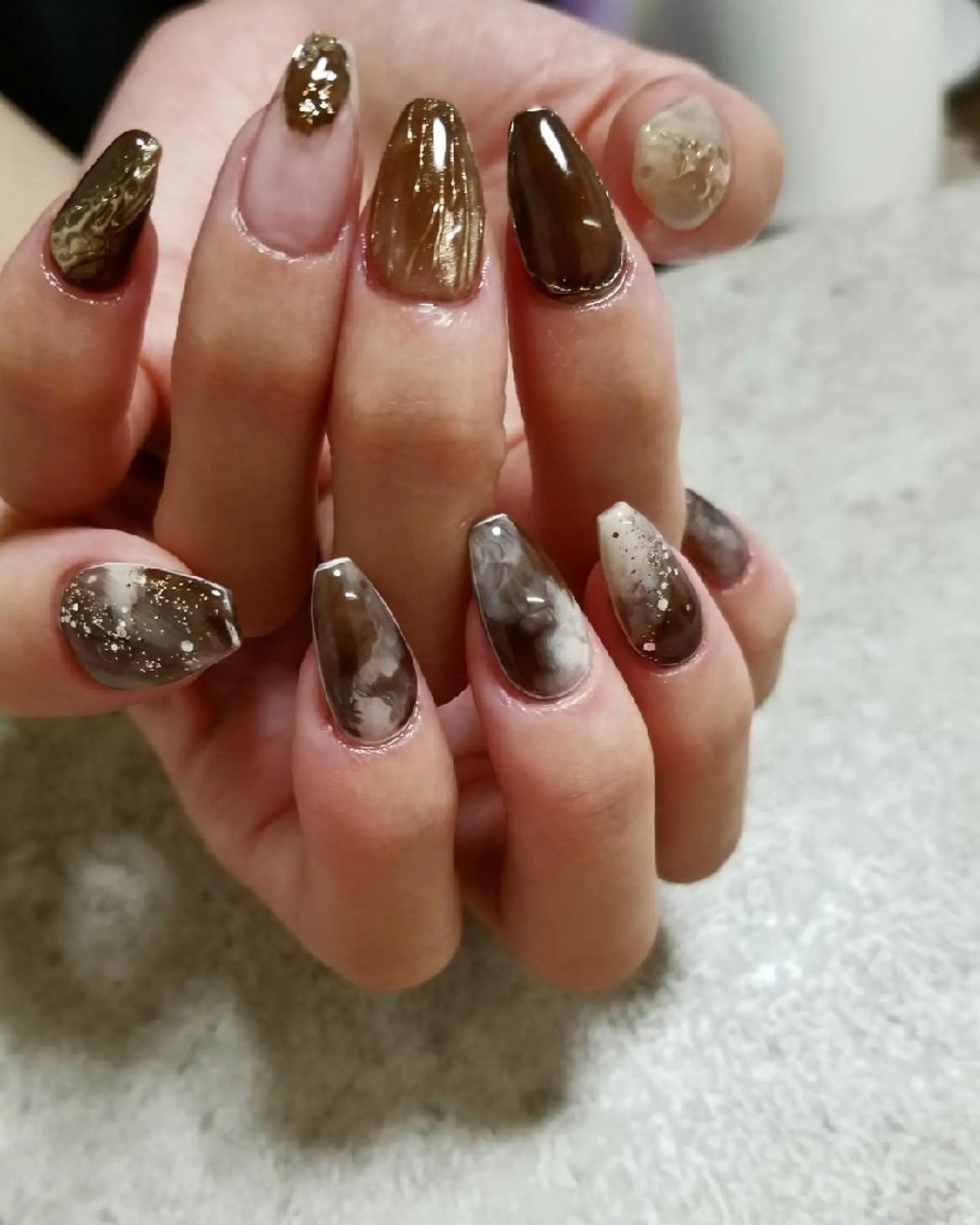 ネイル ニュアンスネイル ハンドネイル Lien nail リアン　ネイルのネイルデザイン