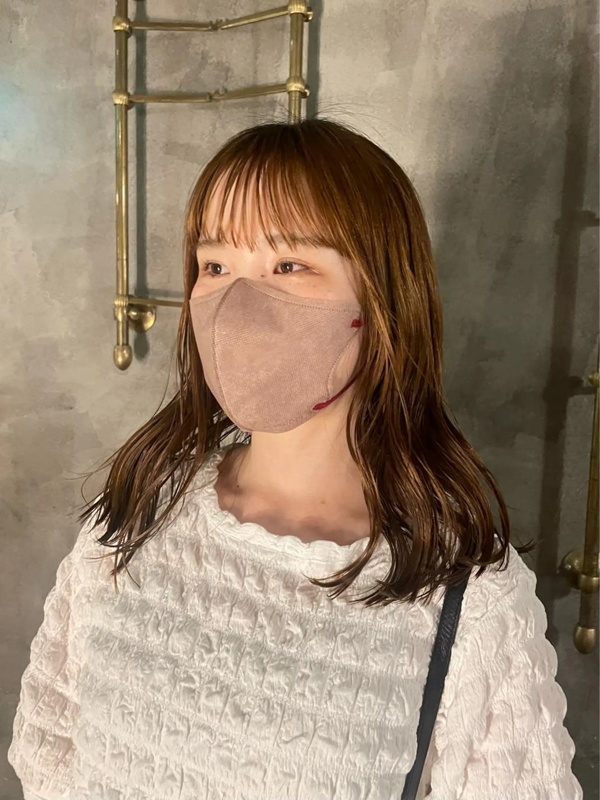 ロング カラー パーマ ヘアアレンジ カット トリートメント レイヤー/ 透明感カラー/マドカのヘアスタイル