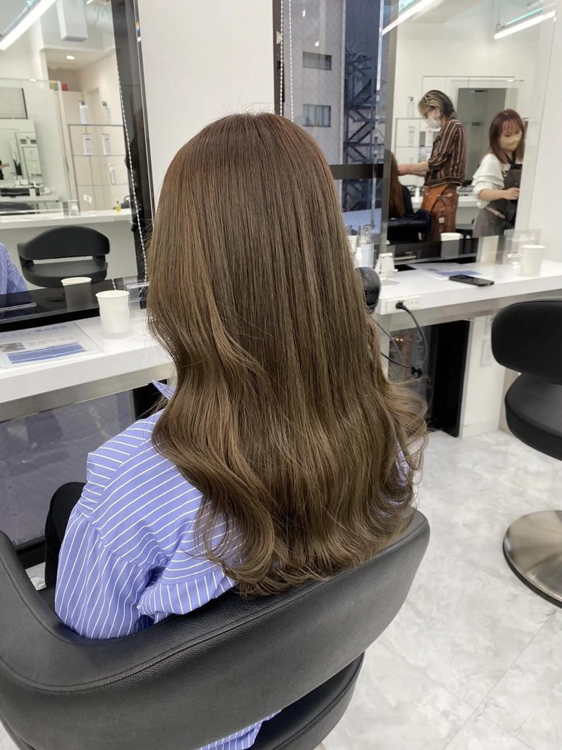 カラー ヘアカラー トリートメント ヘッドスパ ヘアセット 韓国/透明感🪡レ イヤー/横浜WILLのヘアスタイル