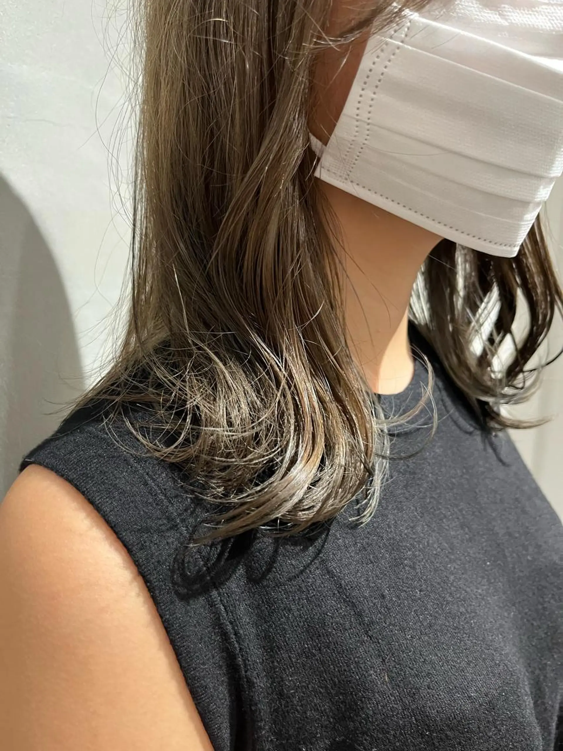 カラー ブリーチ 透明感カラー MINX The pass所属・透明感ケアカラー/ レイヤー/ryokaのヘアスタイル