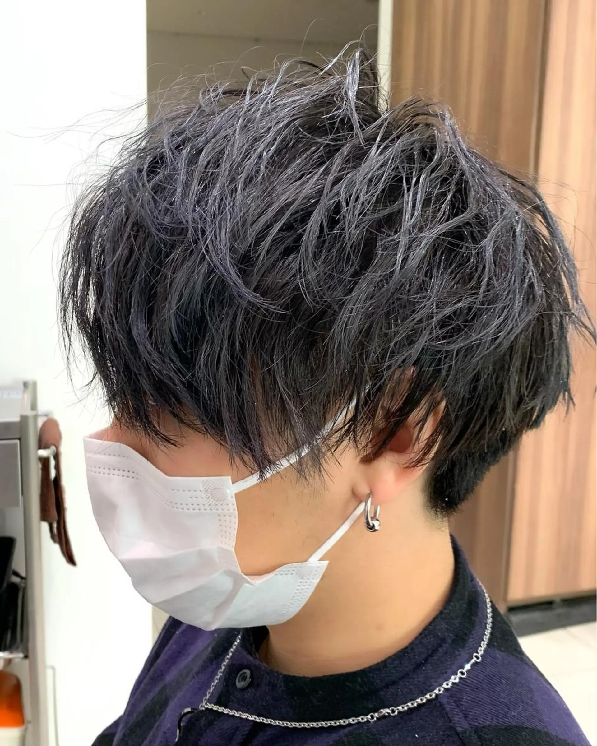 ショート カラー ナカタケ ユウのヘアスタイル