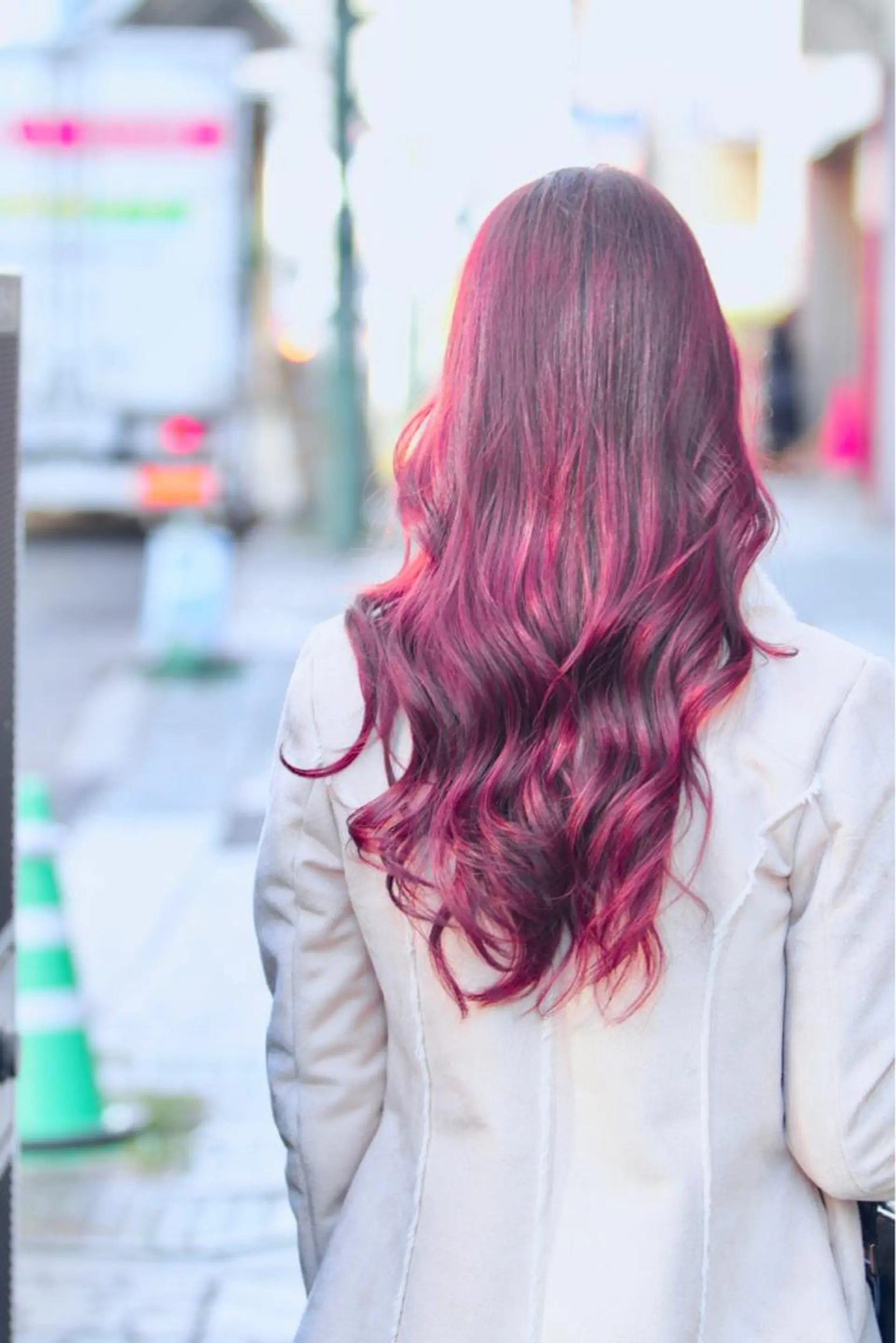 ロング カラー ピンクカラー corr所属・🍎🎁鈴木翔大 Englishokのヘアスタイル