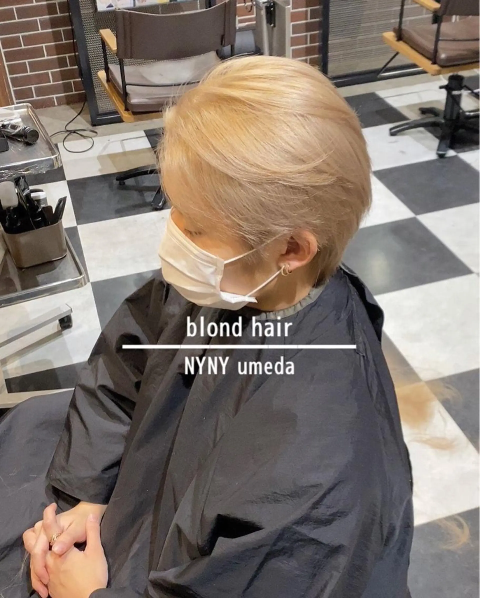 メンズ 透明感ブリーチ/ メンズパーマのヘアスタイル