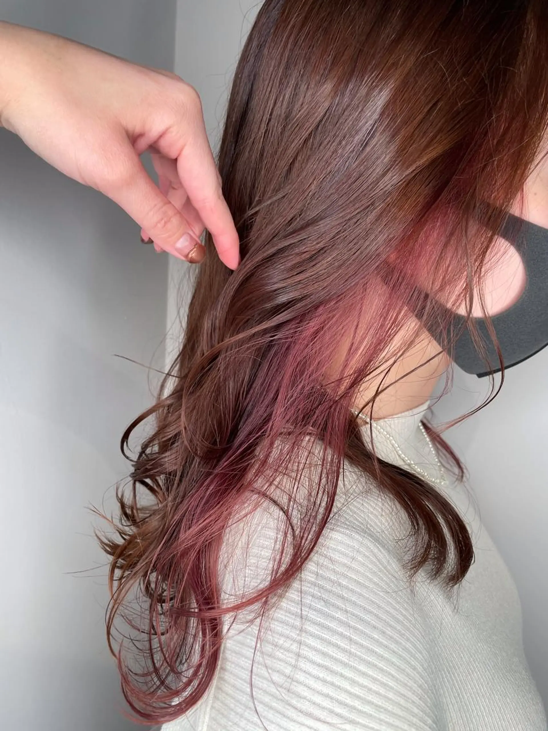 ミディアム カラー ブリーチ ケアブリーチ インナーカラー ヘアカラー トリートメント ブリーチ👩‍🦳/ ‪✂︎MANAMIのヘアスタイル