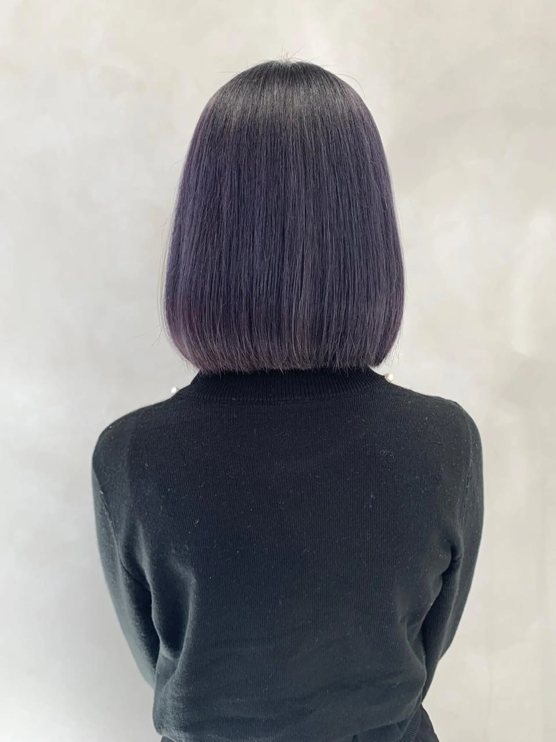 ショート カラー ブリーチ ディープラベンダー ラベンダーカラー ヘアカラー 💈平島 拓也💈のヘアスタイル