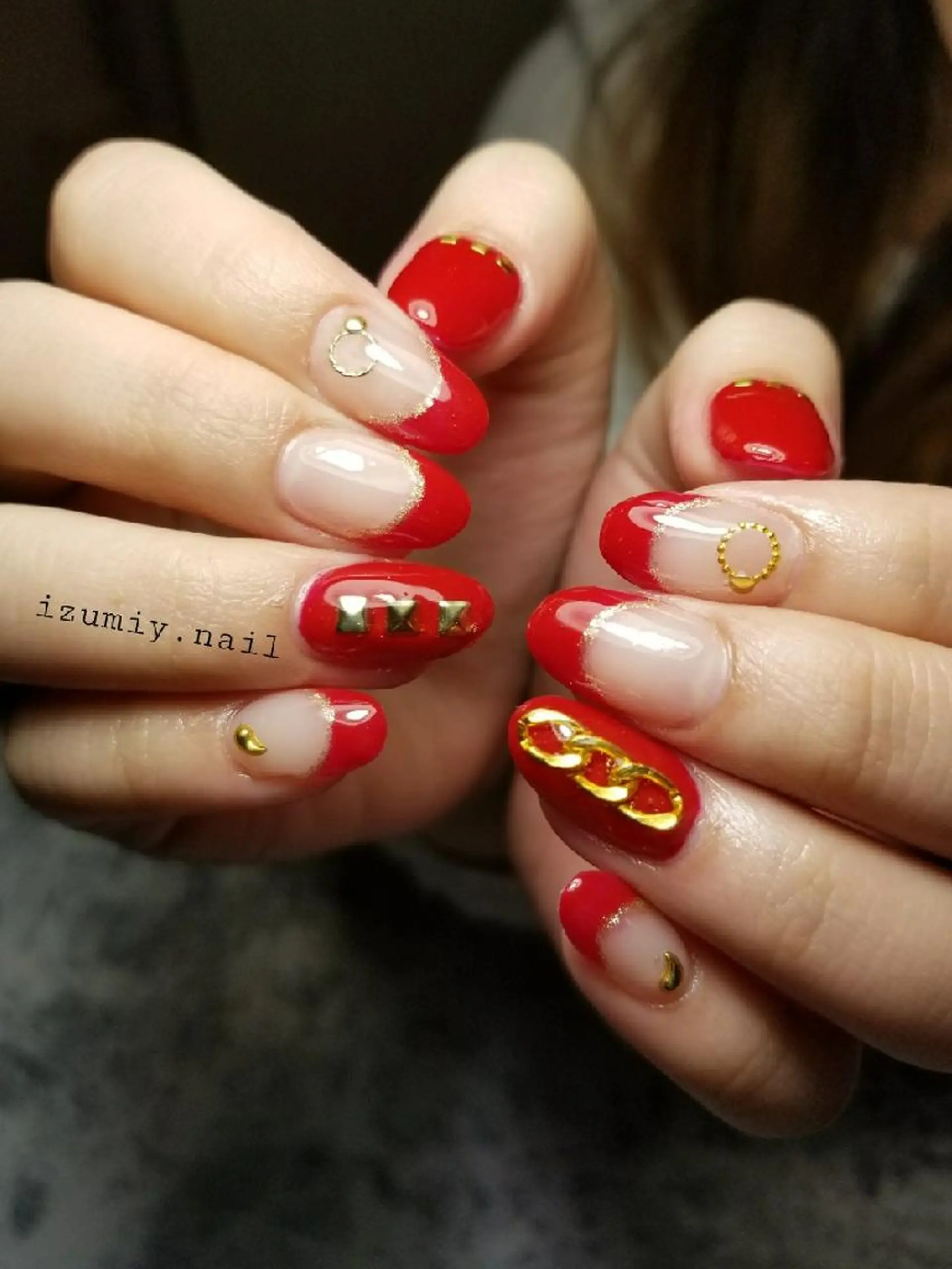 セミロング izumiynail いずみのネイルデザイン