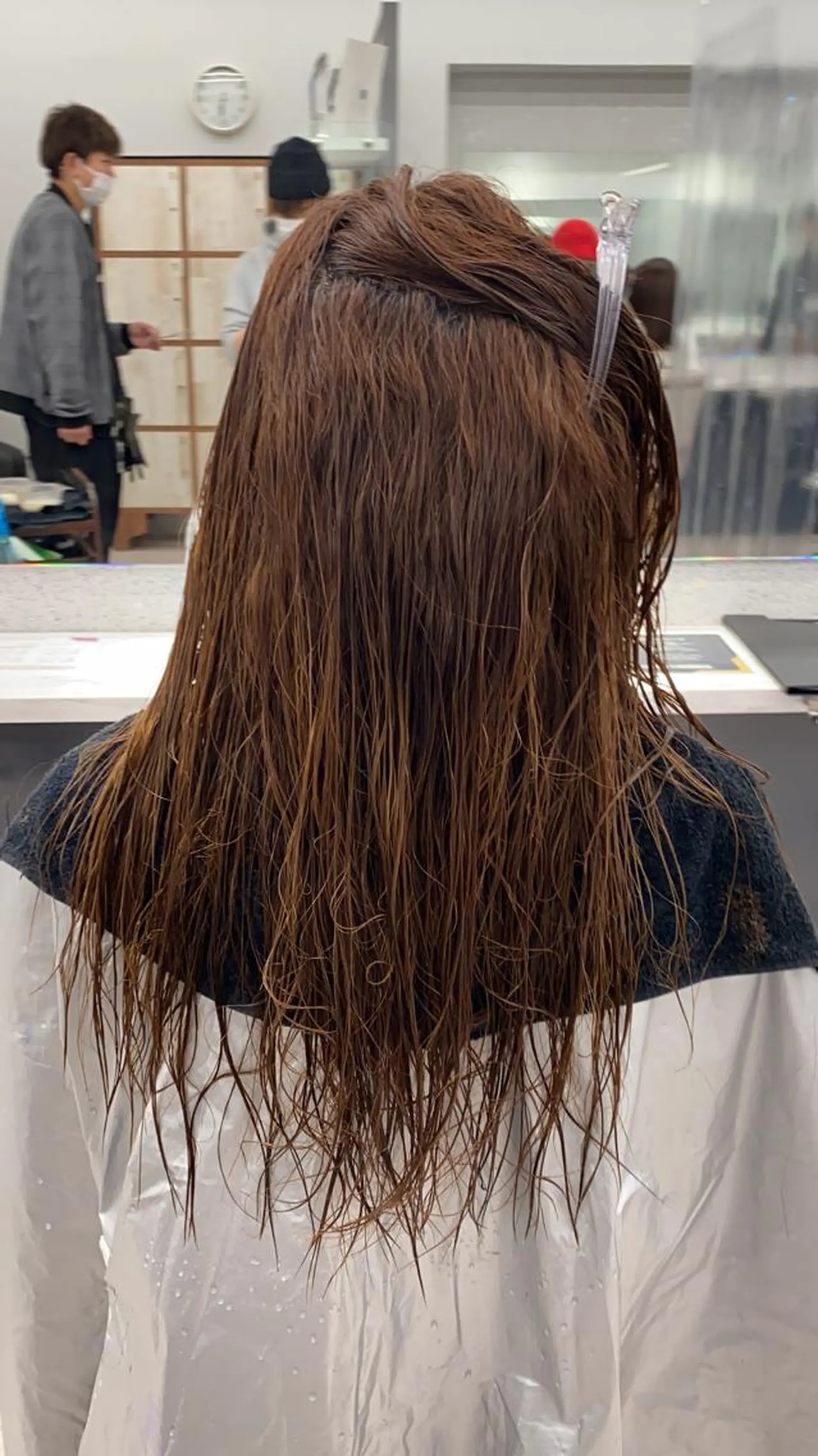 ロング カット トリートメント 京都レイヤーカット/ 縮毛矯正/羽柴りくのマツエク・マツパデザイン
