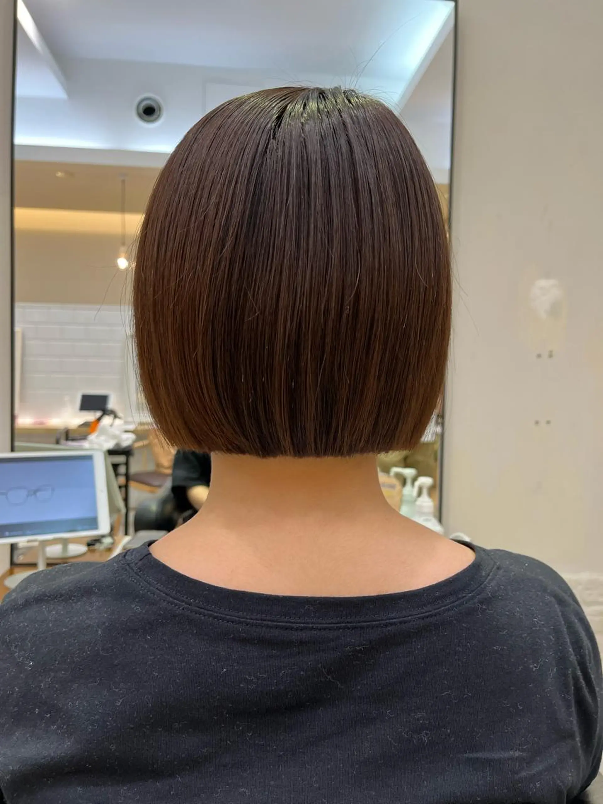 ミディアム ボブ コテ巻き風パーマ🫧 麻尋のヘアスタイル