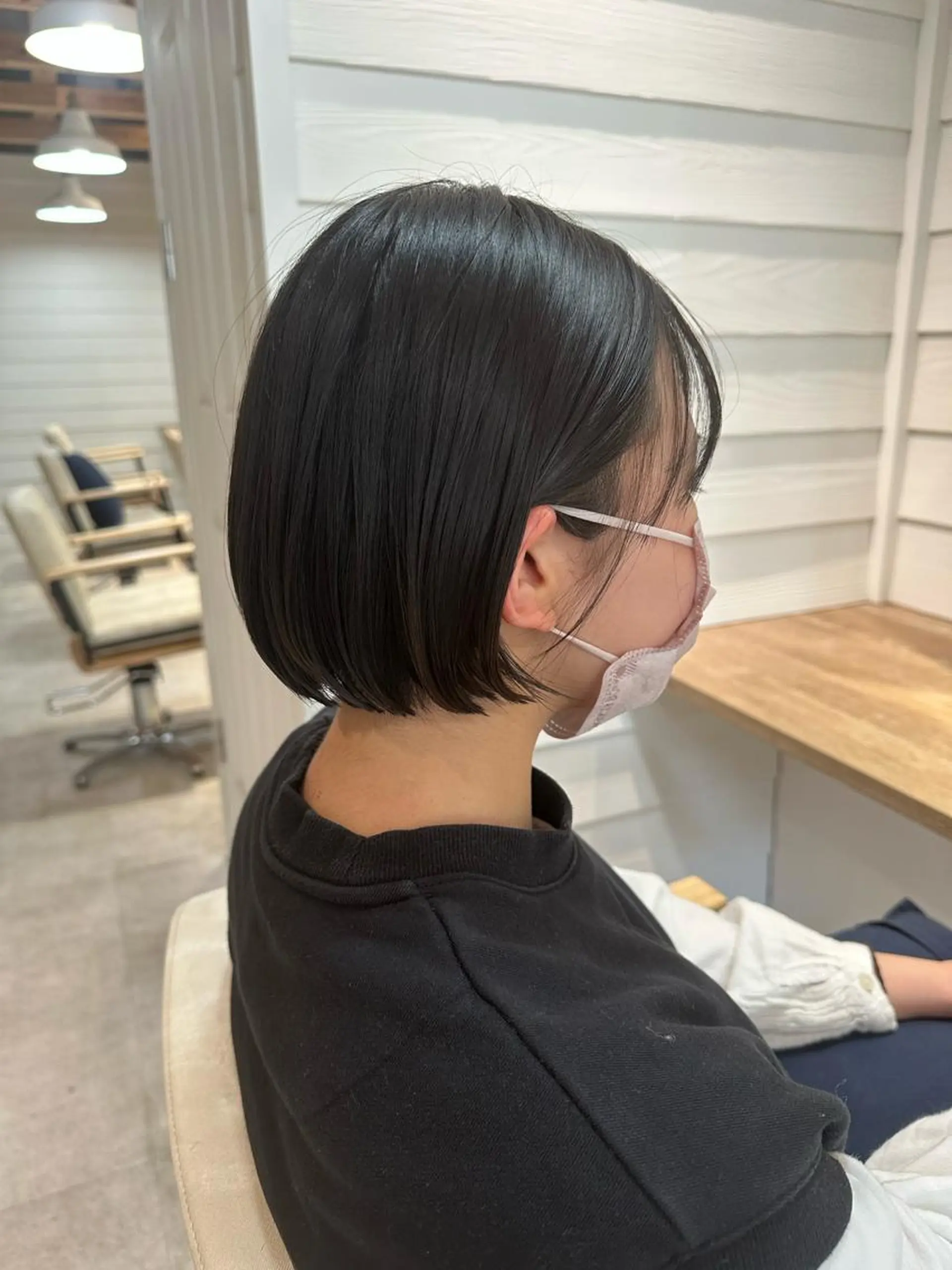 ショート ボブ カット トリートメント ヘッドスパ Annie 吉田 裕美のヘアスタイル