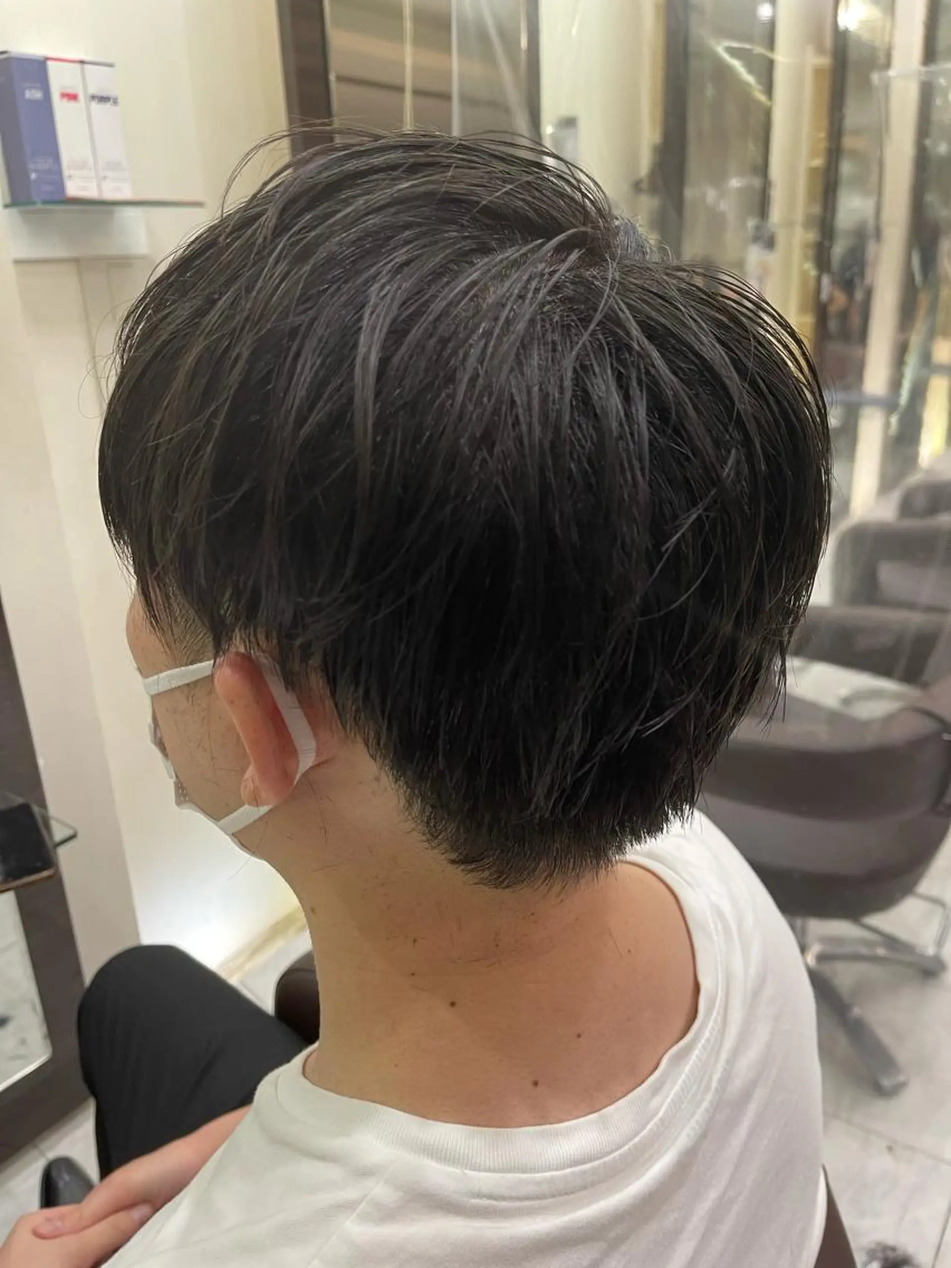 ショート メンズ マッシュ ショートヘア 🌻メンズカット 落合諒🌻のヘアスタイル