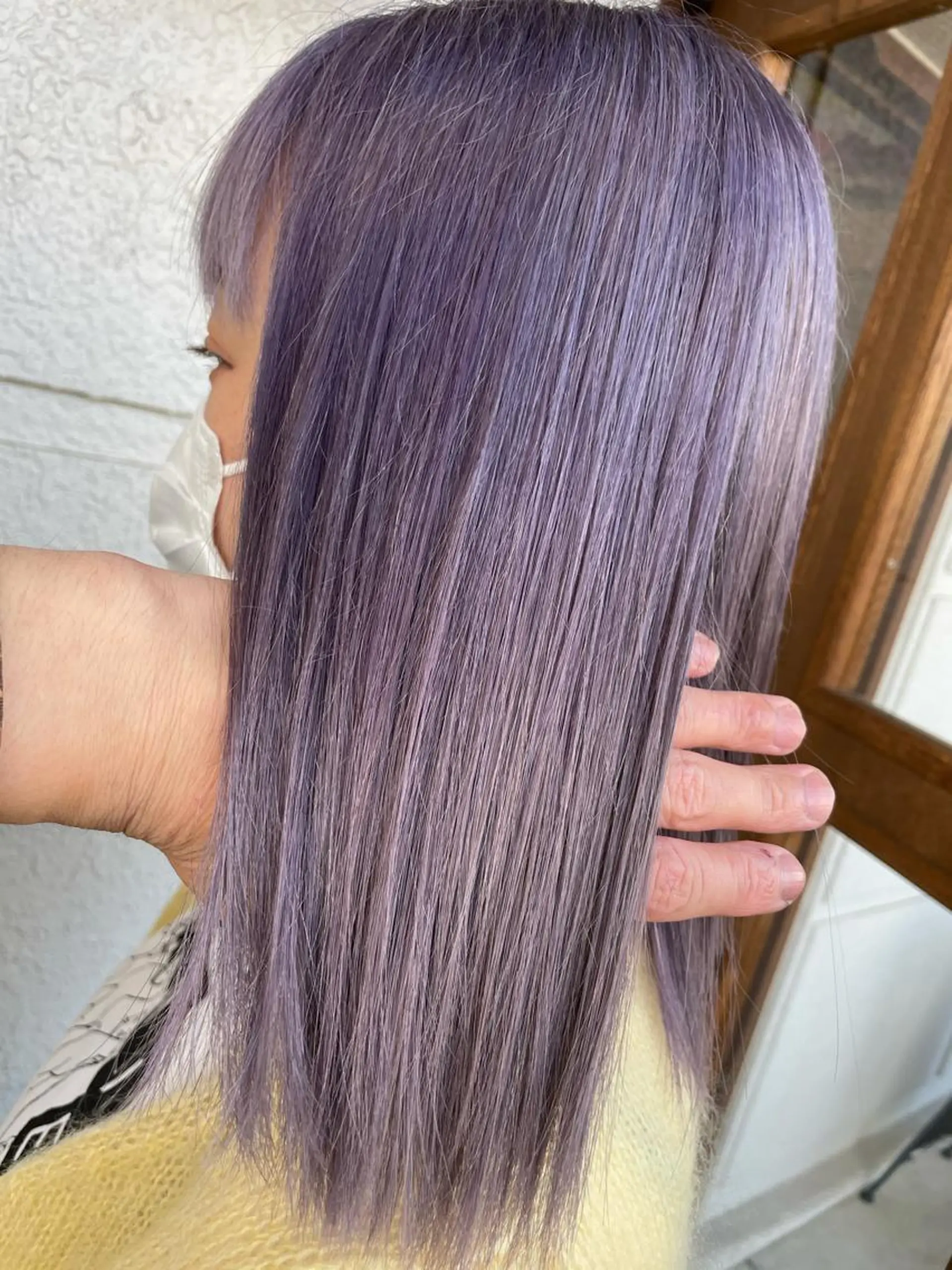 ミディアム カラー ヘアカラー レイヤーカット匠 イソザキノリユキのヘアスタイル