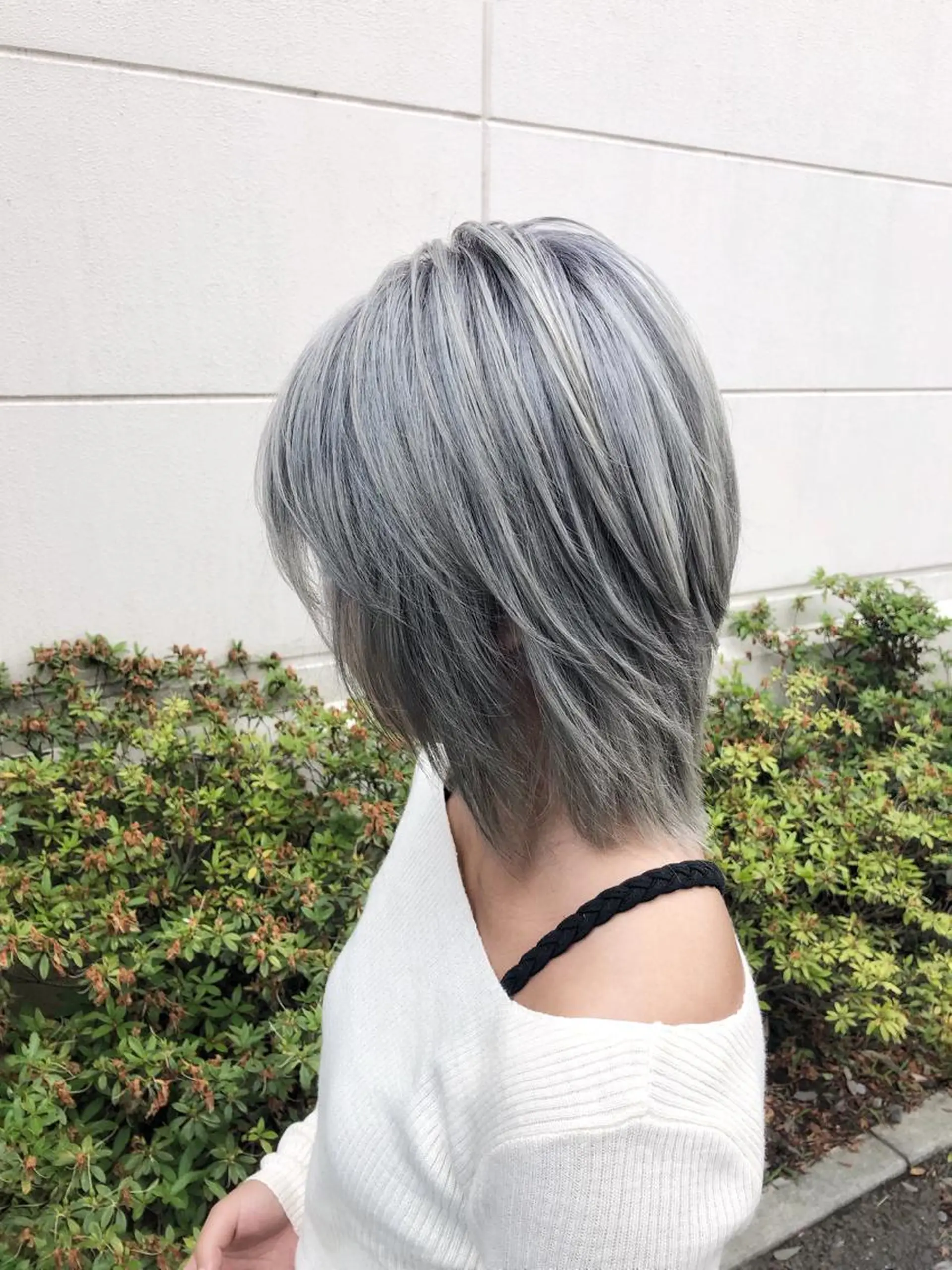 ショート シールエクステ エクステ ハイライト レイヤーカット ヘアカラー トリートメント LOCO Ko-kiのヘアスタイル