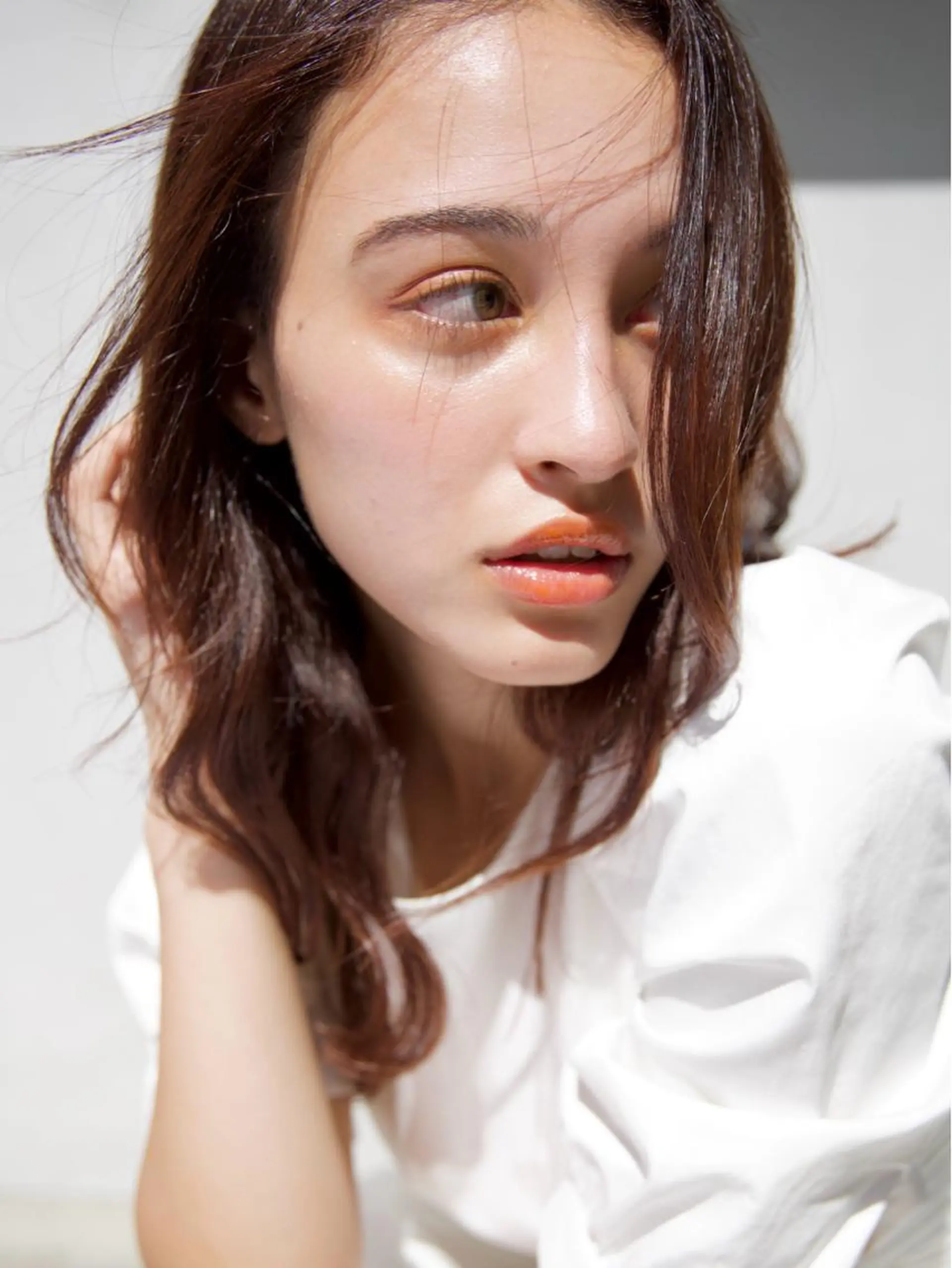 セミロング カラー カット トリートメント ENIF ヤマグチアツコのヘアスタイル