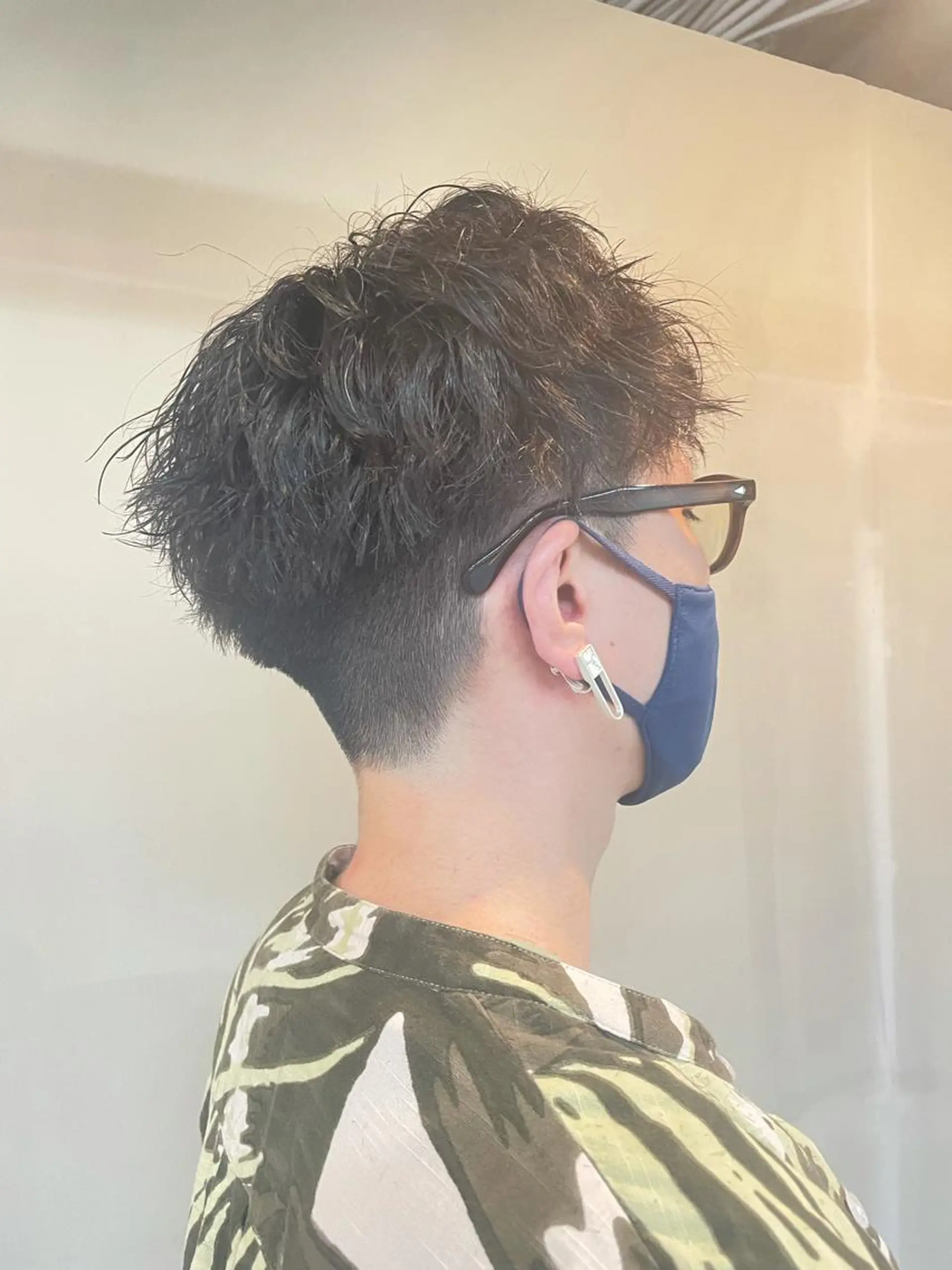 ショート パーマ メンズ Men's hair salon First 中百舌鳥店所属・First なかもず 店 YUKIのヘアスタイル