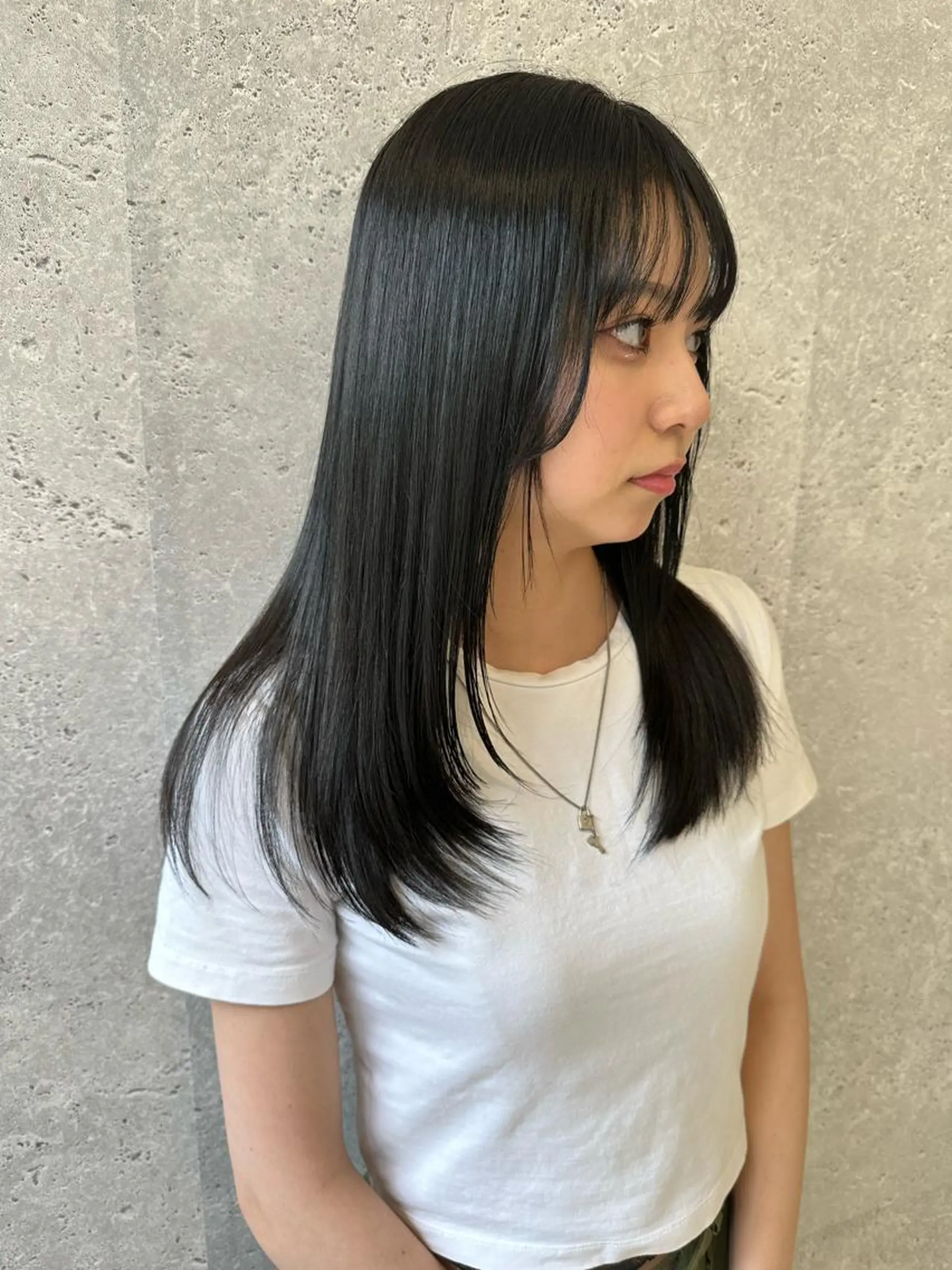 セミロング くびれヘア くびれレイヤー レイヤーカット 🩰 柔らかいカラー tomomi🌛のヘアスタイル