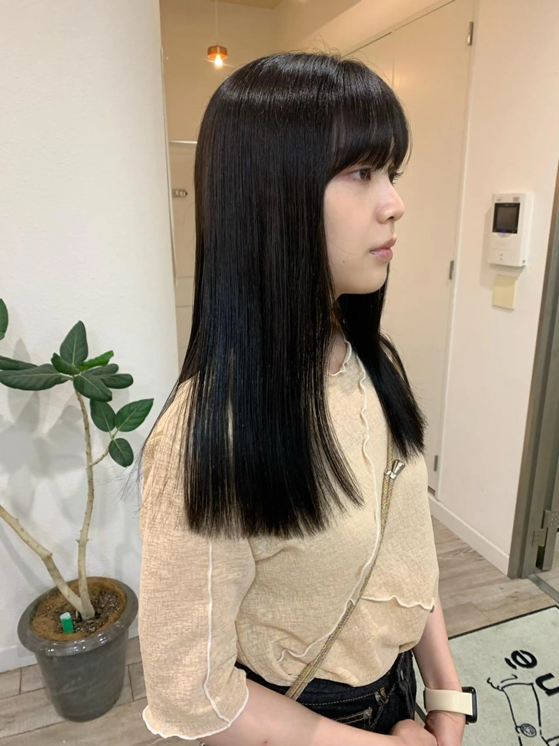 ロング カラー Door代官山所属・詩織/パーマ /代官山のヘアスタイル