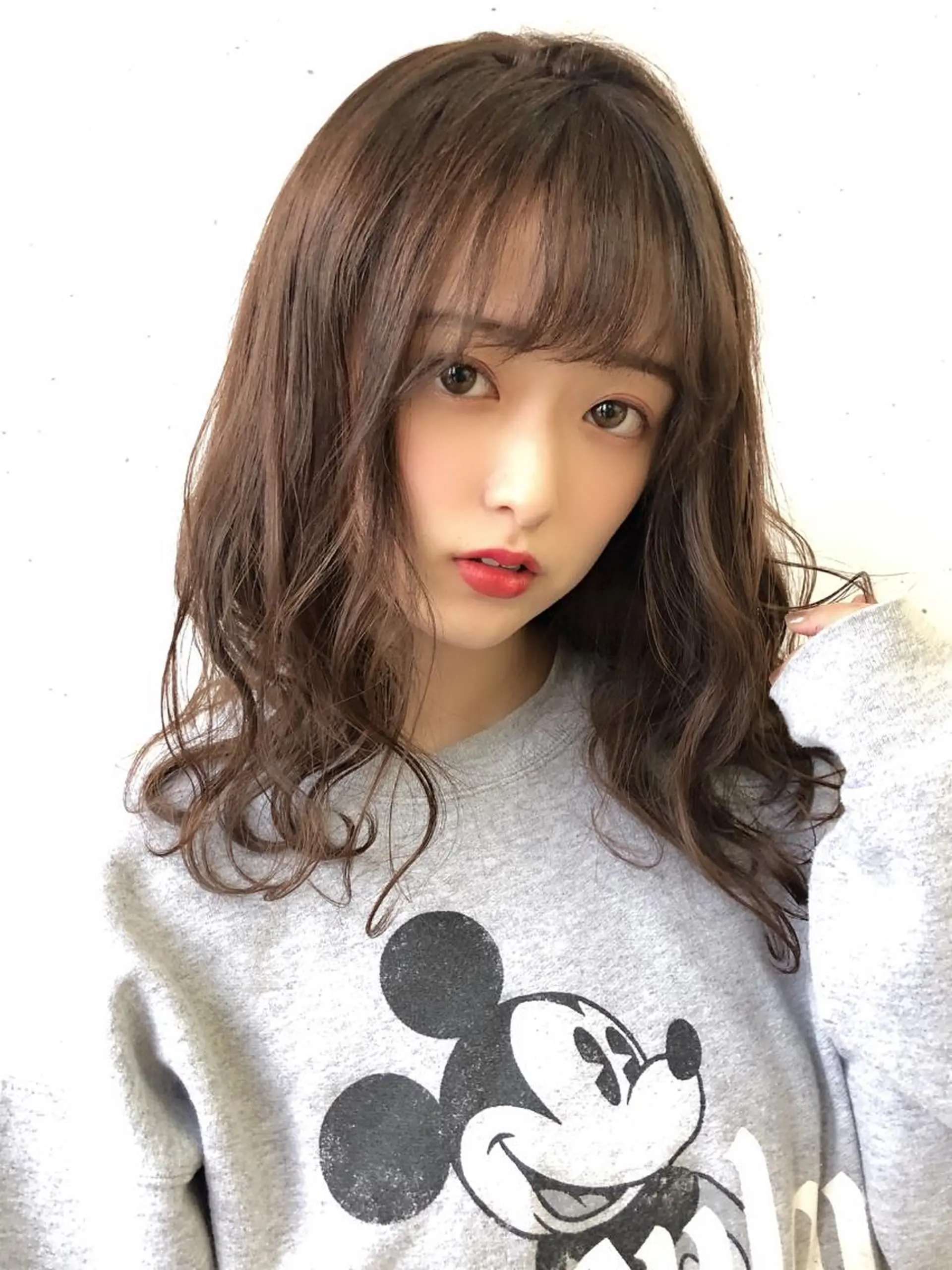 セミロング 小顔カット 池袋髪質改善 タニグチのヘアスタイル