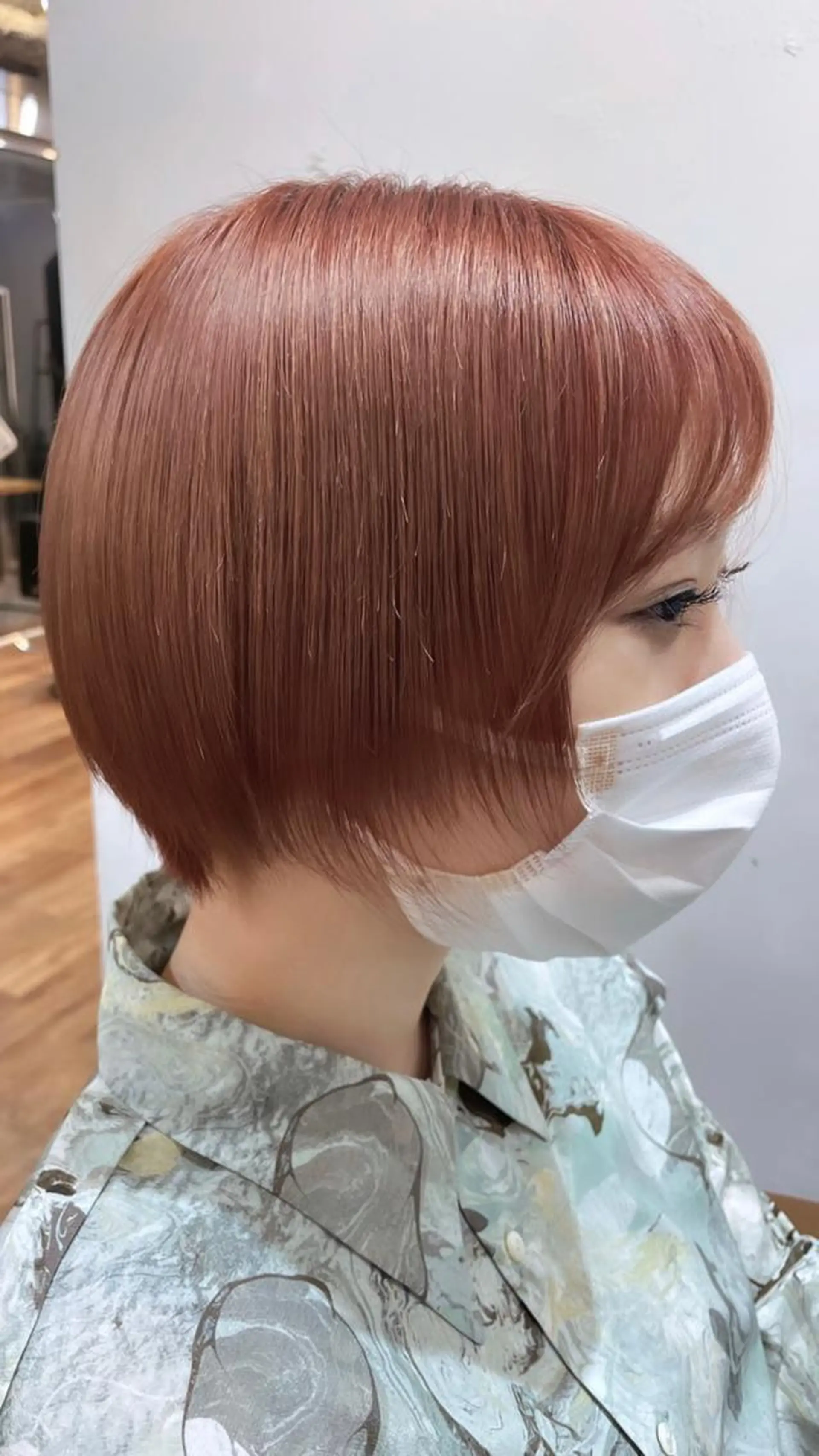 ショート ヘアカラー トリートメント ウルフカット/ボブ りなのヘアスタイル