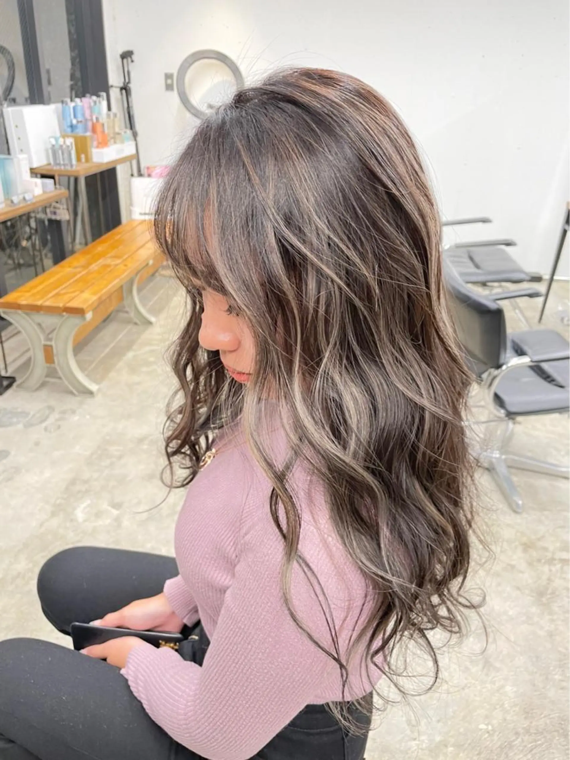 ロング カラー ヘアローラン所属・💕 manaka🌺のヘアスタイル
