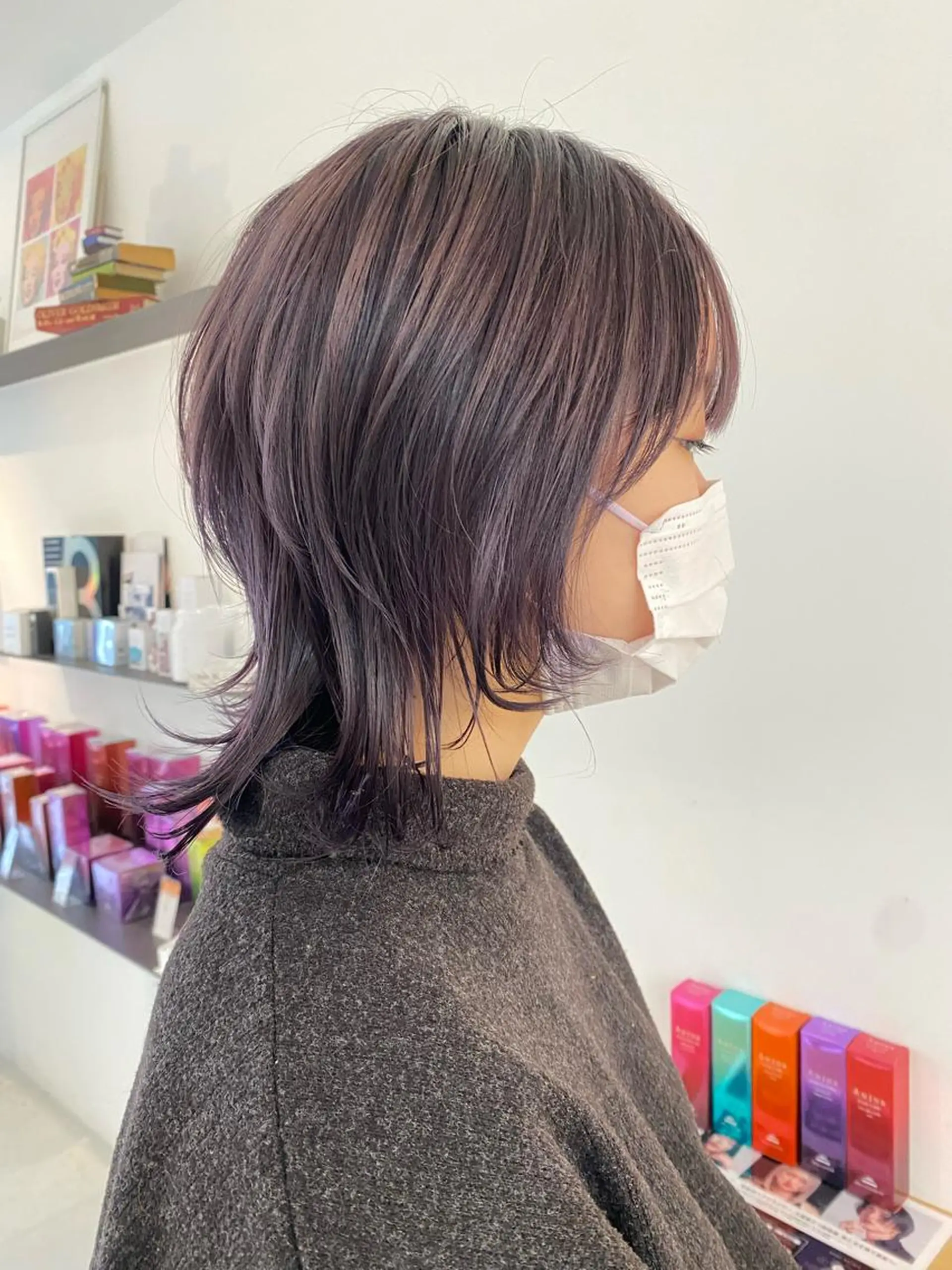 ショート カラー カット ヘアカラー トリートメント 安永 涼のヘアスタイル