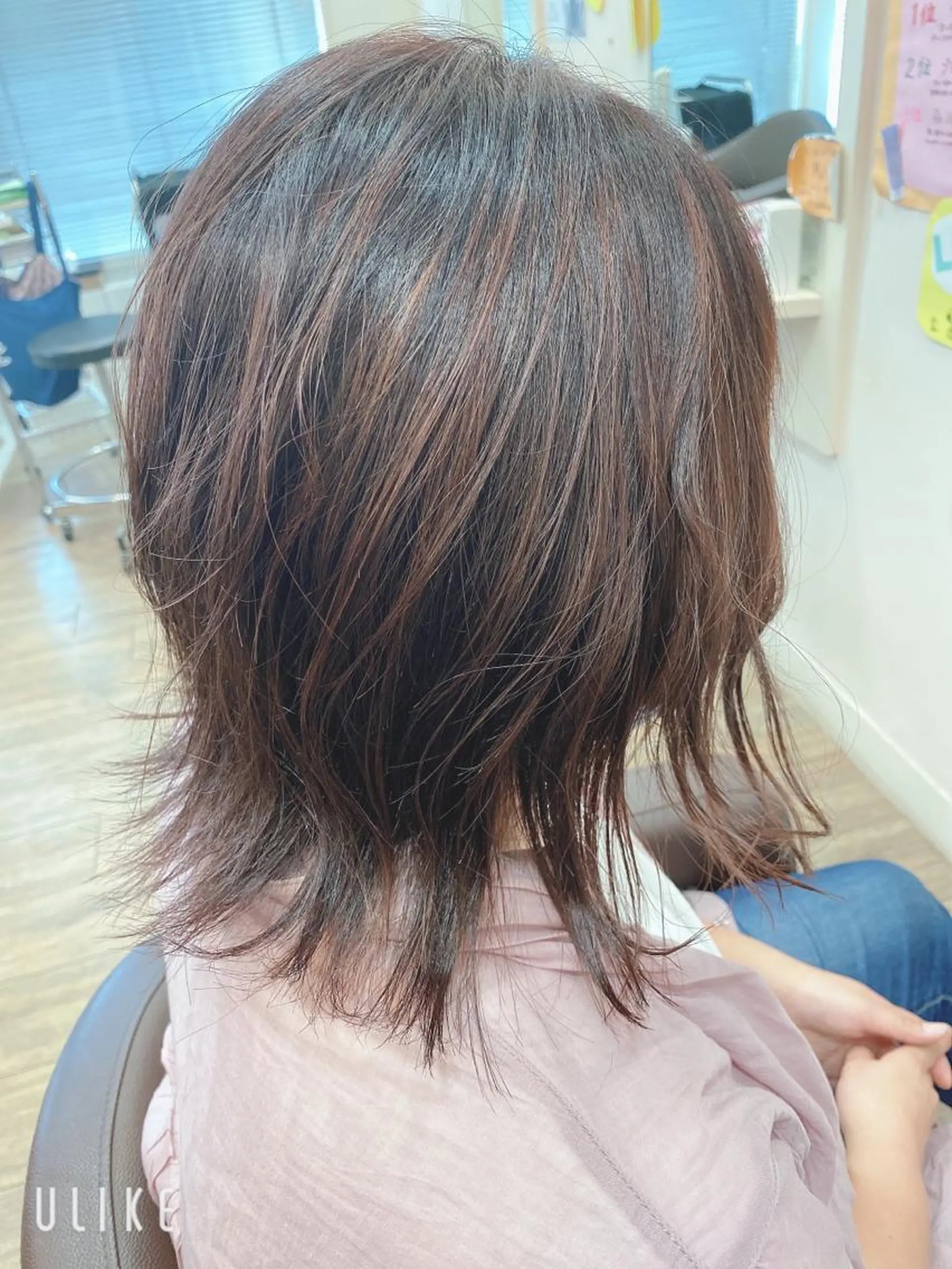 ミディアム カット ヘアカラー トリートメント 鈴木 雅人のヘアスタイル