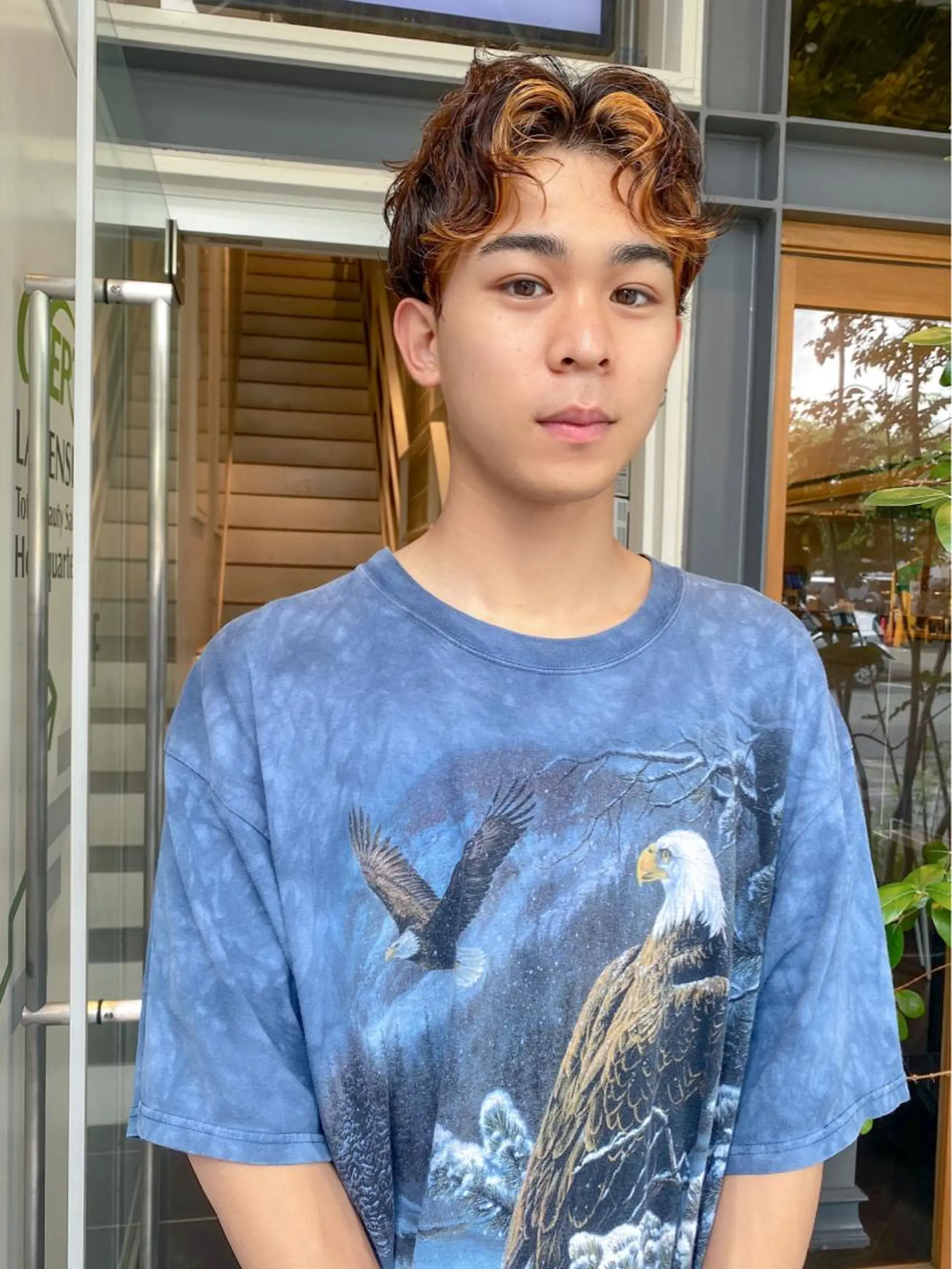 ショート カラー メンズ カット ヘアカラー 栄/矢場町 三井太朗のヘアスタイル