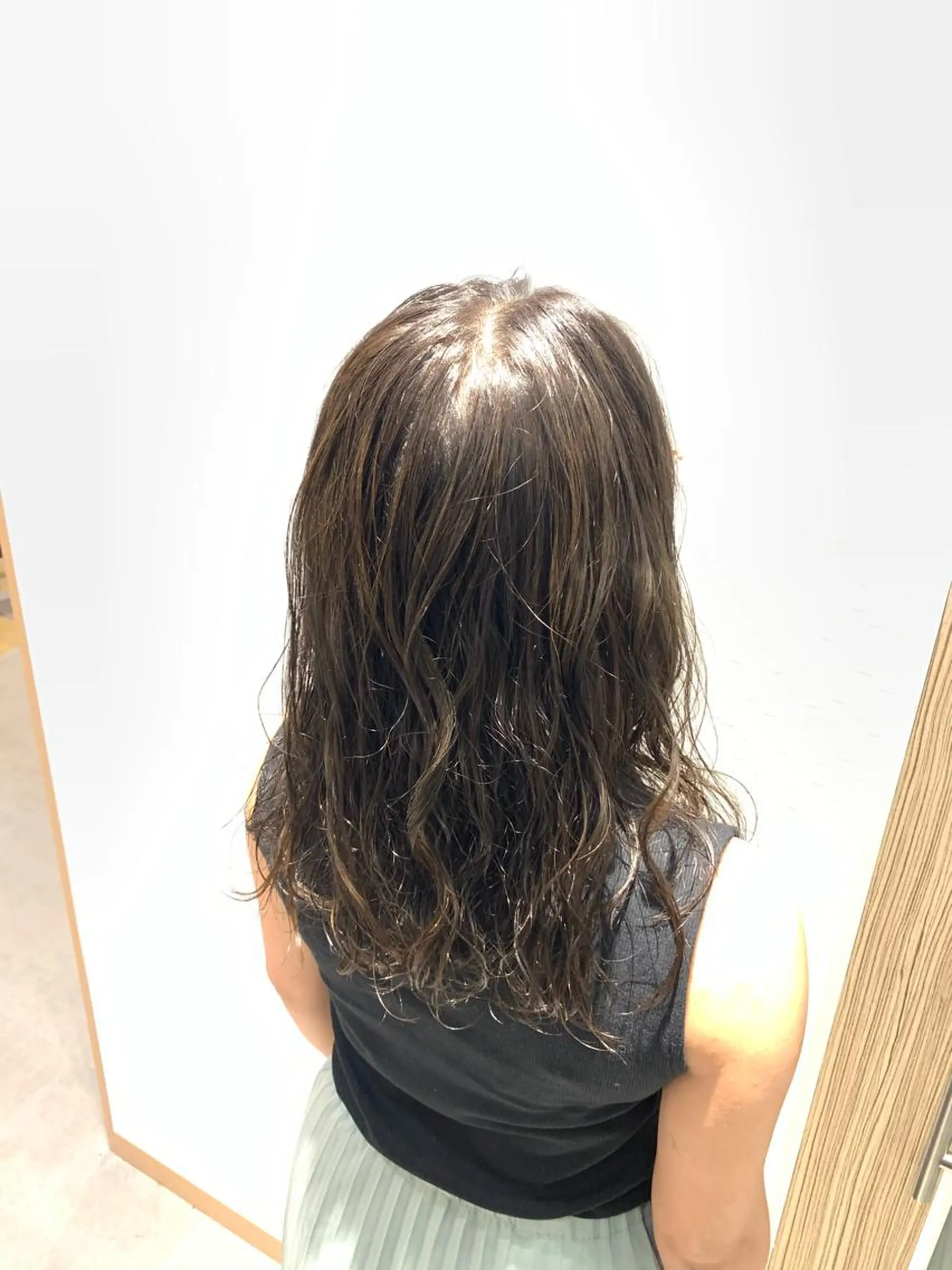 セミロング カラー 大橋 一智のヘアスタイル