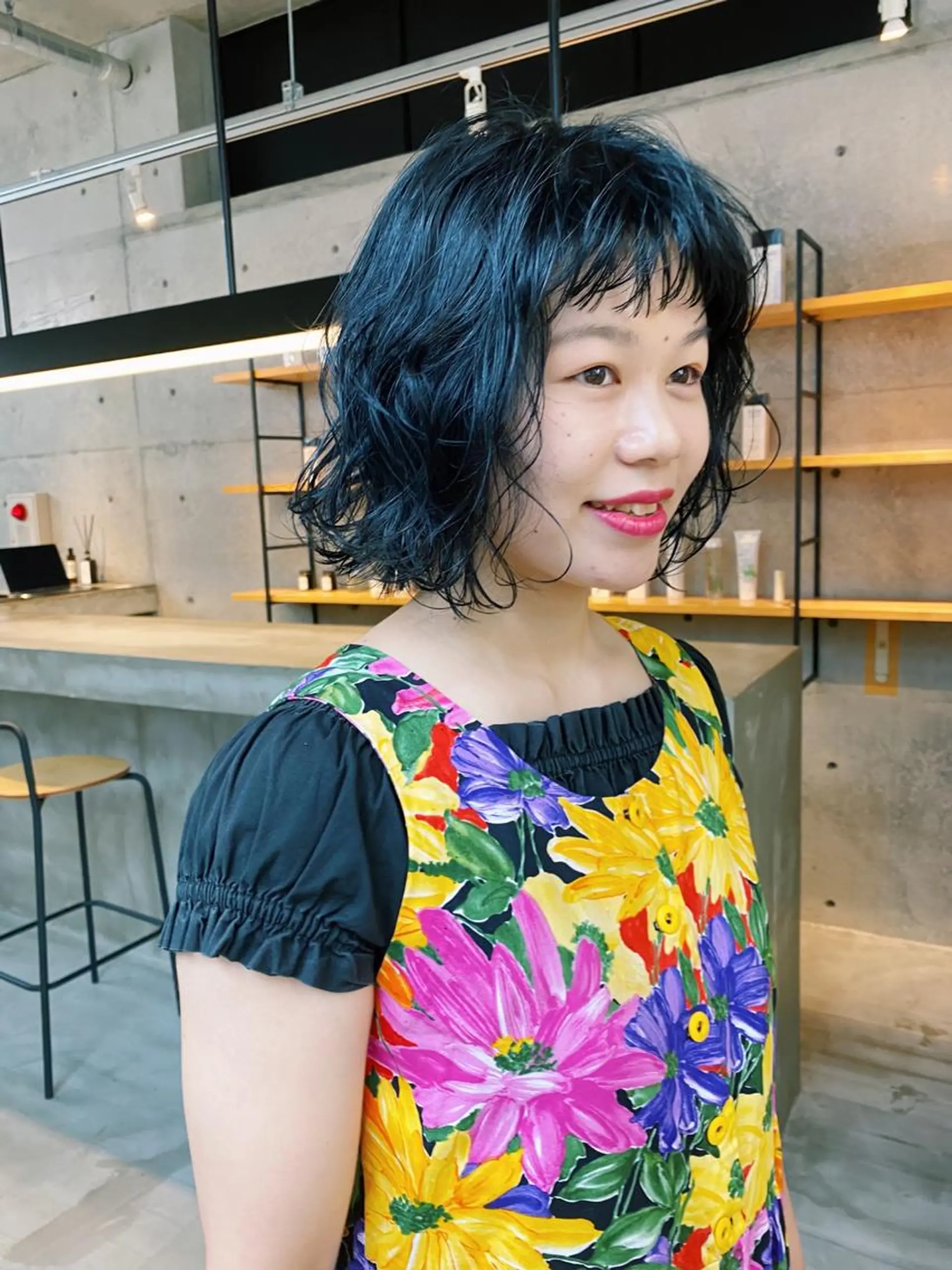 ミディアム ミディアムパーマ カット パーマ son hair HIROEのヘアスタイル