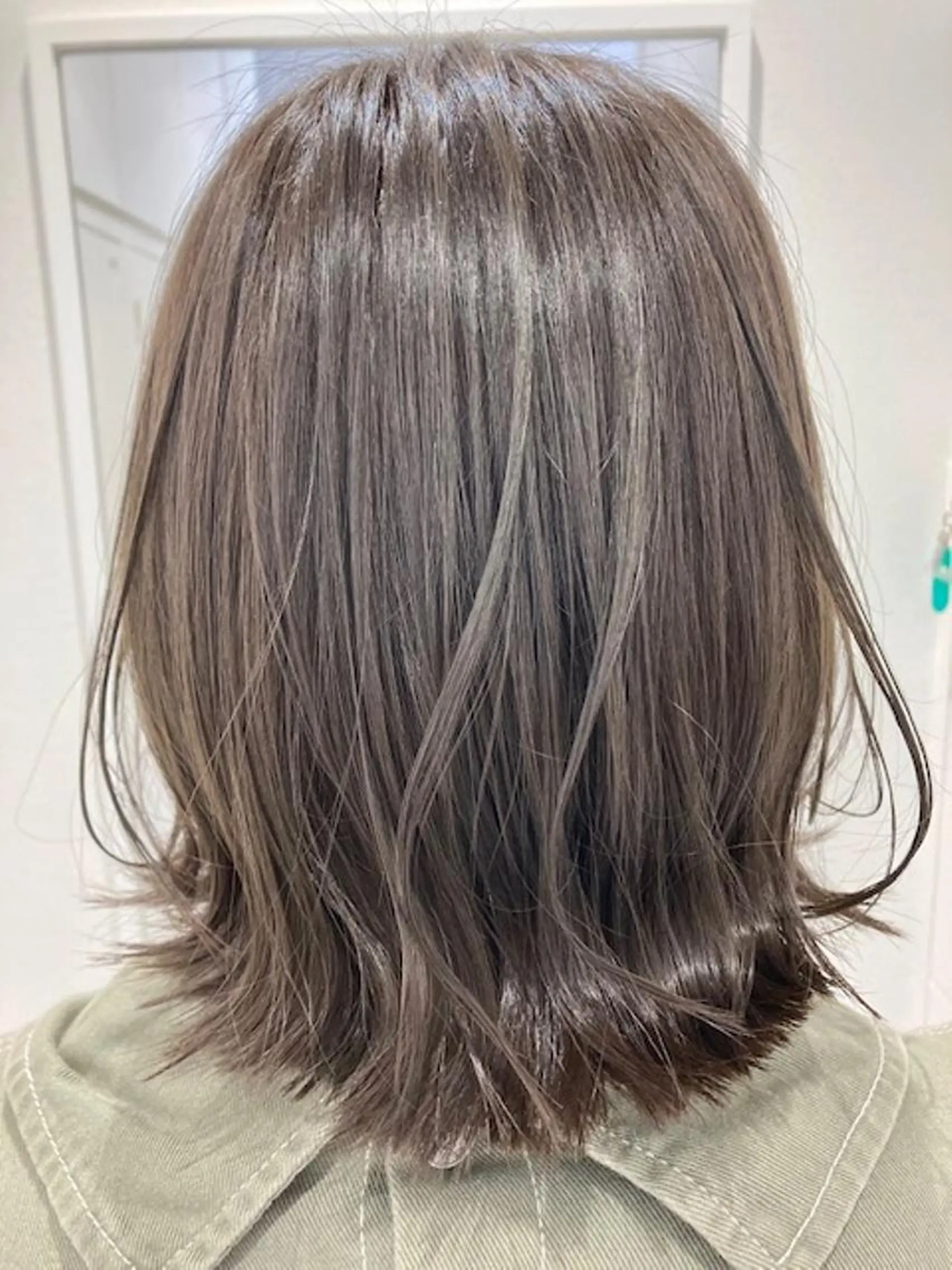 ミディアム カラー 齊藤 久恵のヘアスタイル