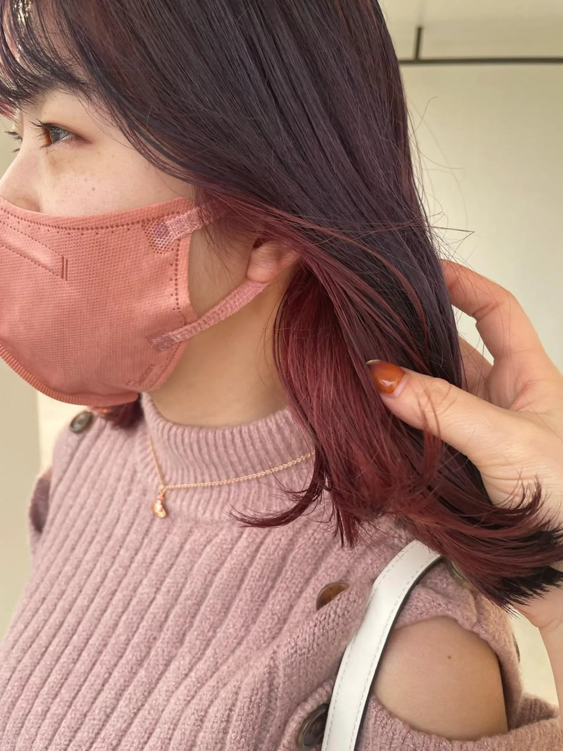 ミディアム 木村 架音のヘアスタイル