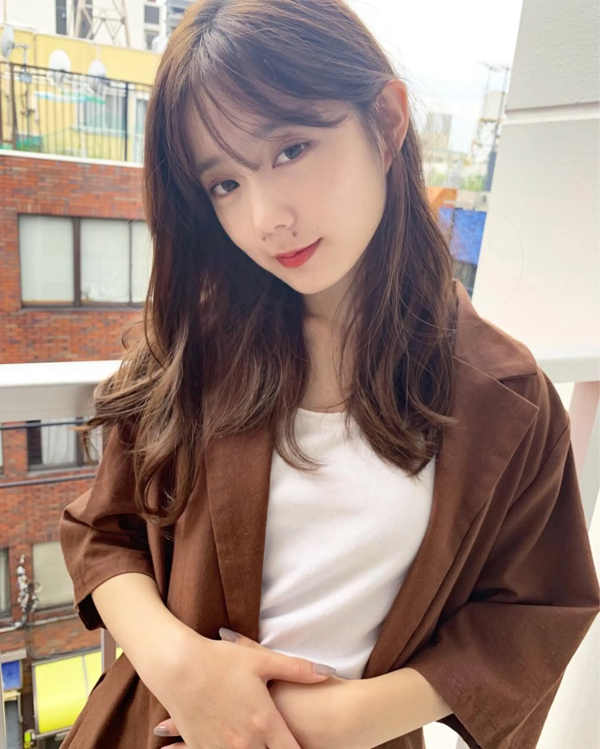 ロング カラー LITTY所属・山永 圭介のヘアスタイル