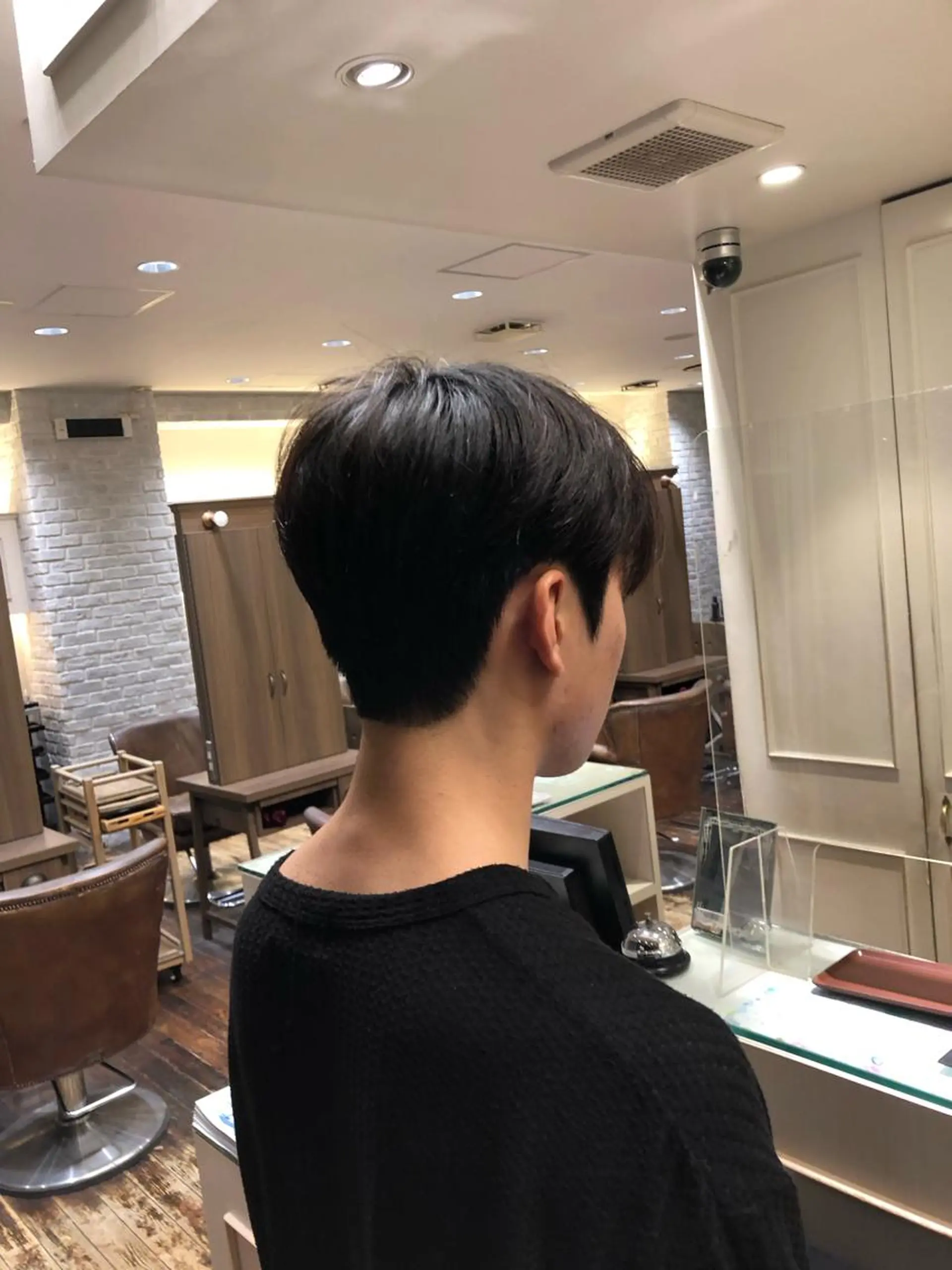 メンズ パーマ 韓国メンズヘア シンユウのヘアスタイル