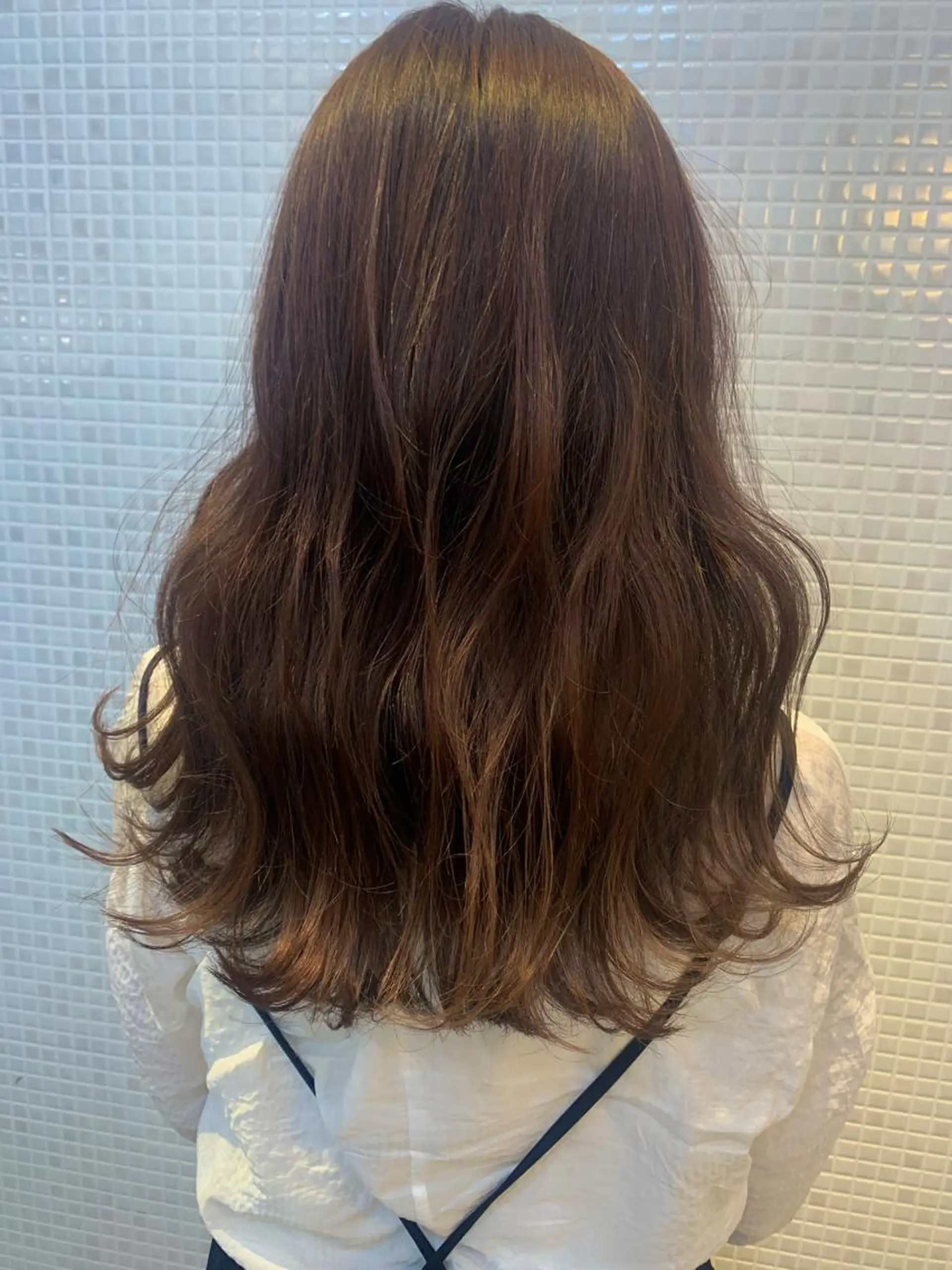 ロング カット パーマ 小沼采唯👧🏼 海好きオヌちゃんのヘアスタイル