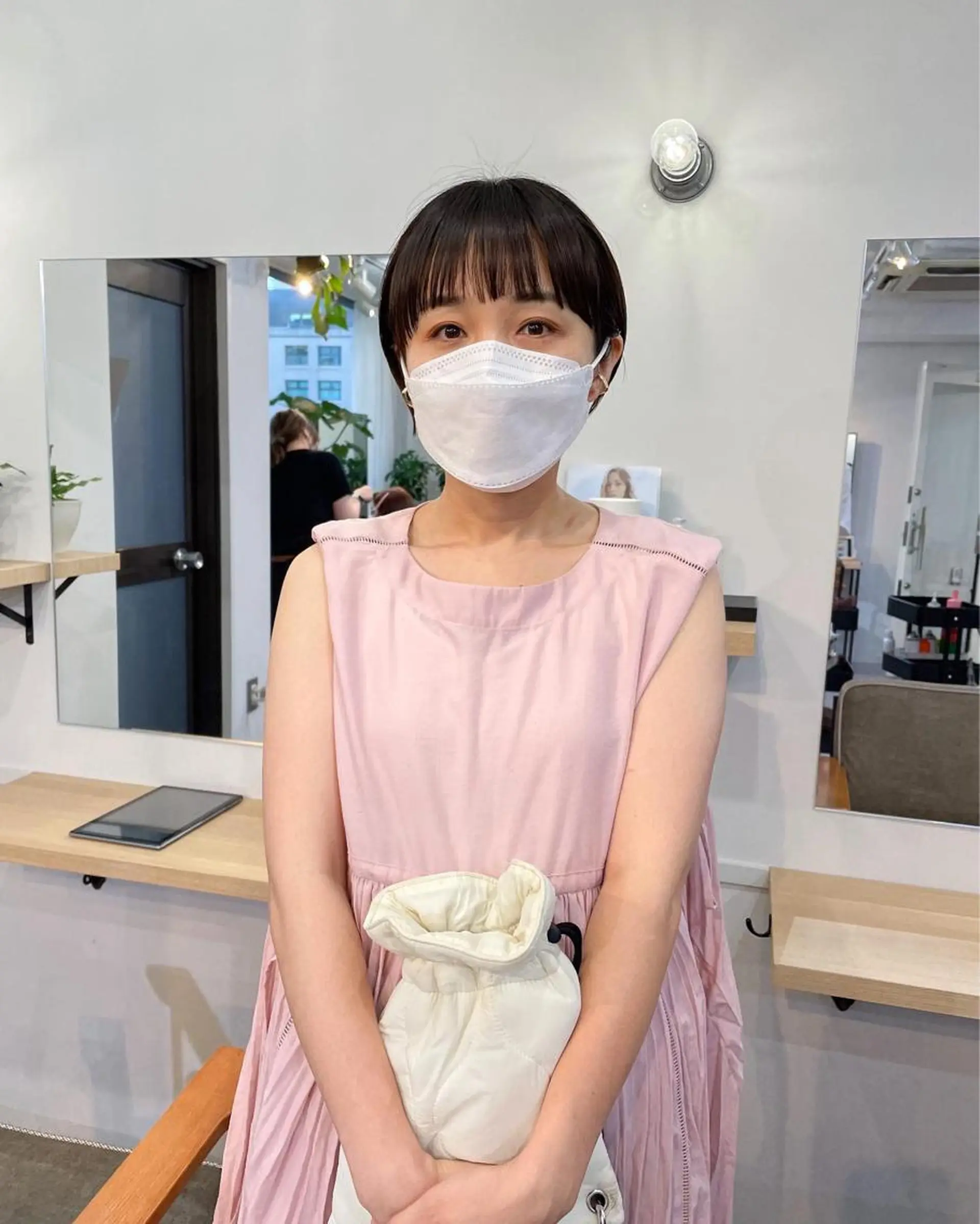 ショート ショートヘア パーマ* 顔まわり似合わせのヘアスタイル